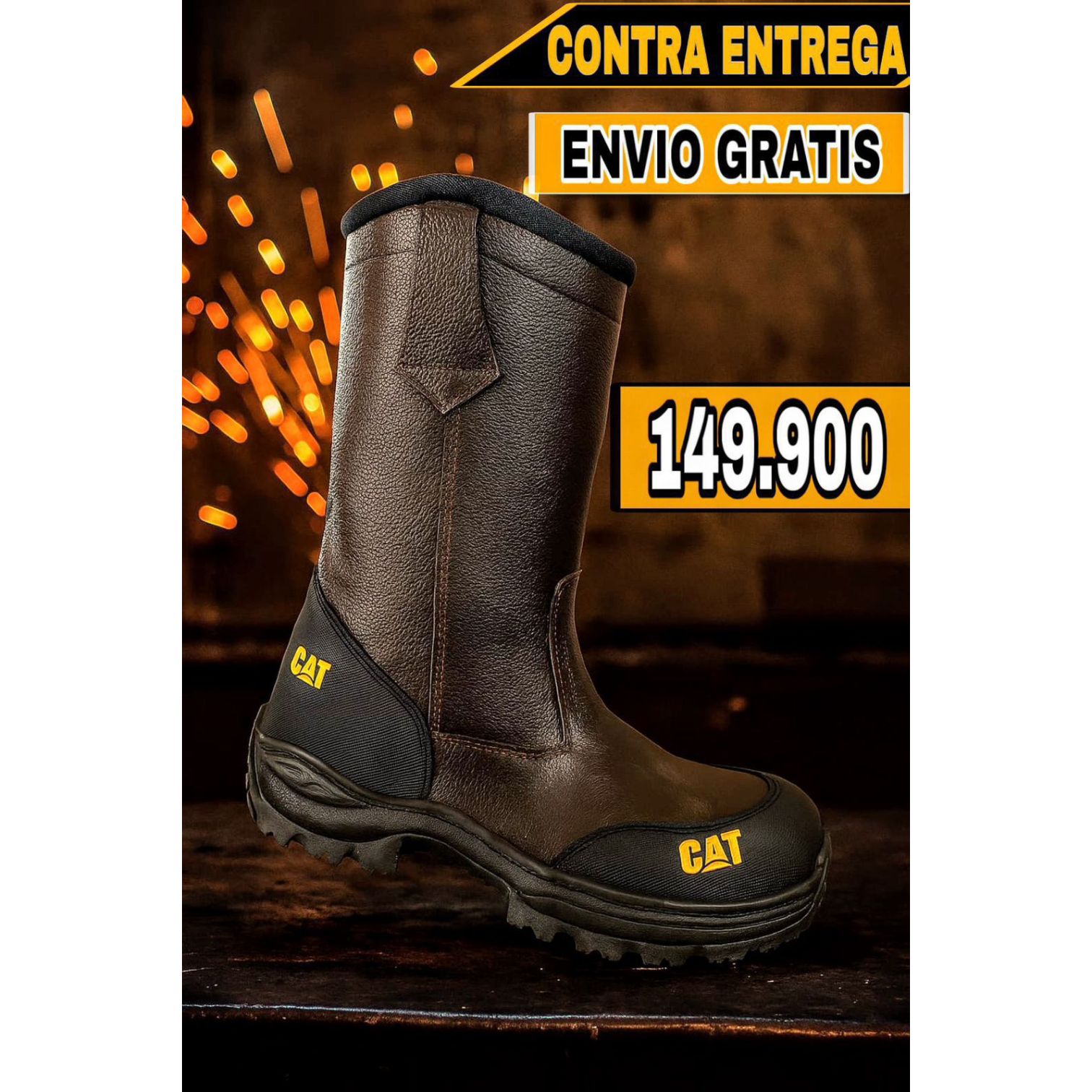 Botasjmg Facebook ad: BOTA PARA SOLDADOR CATERPILLAR EN CUERO