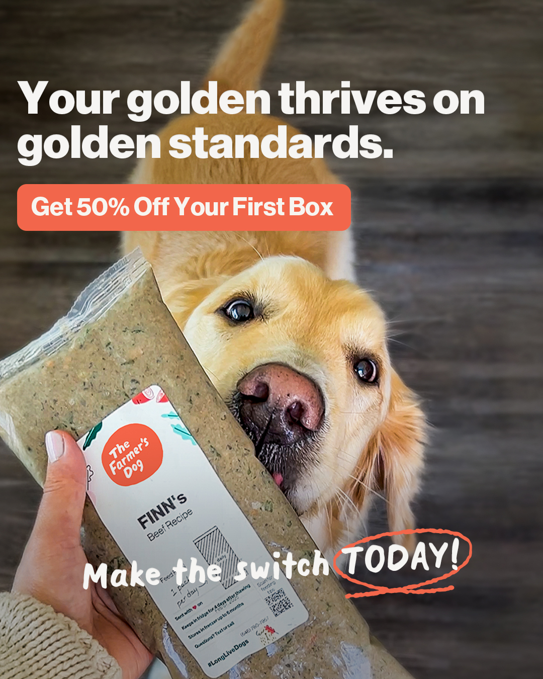 The Farmer's Dog Facebook ad