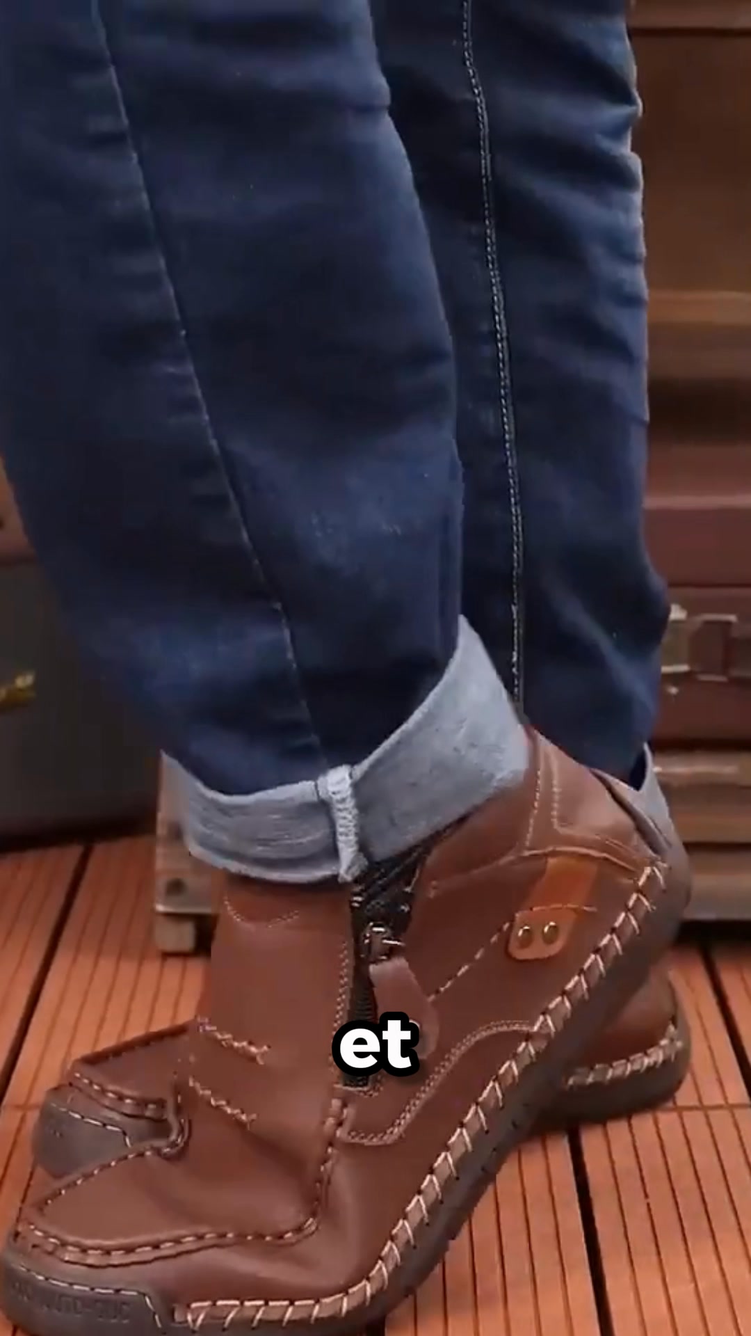 The Konf Facebook ad: Chaussures en Cuir -50% Aujourd’hui