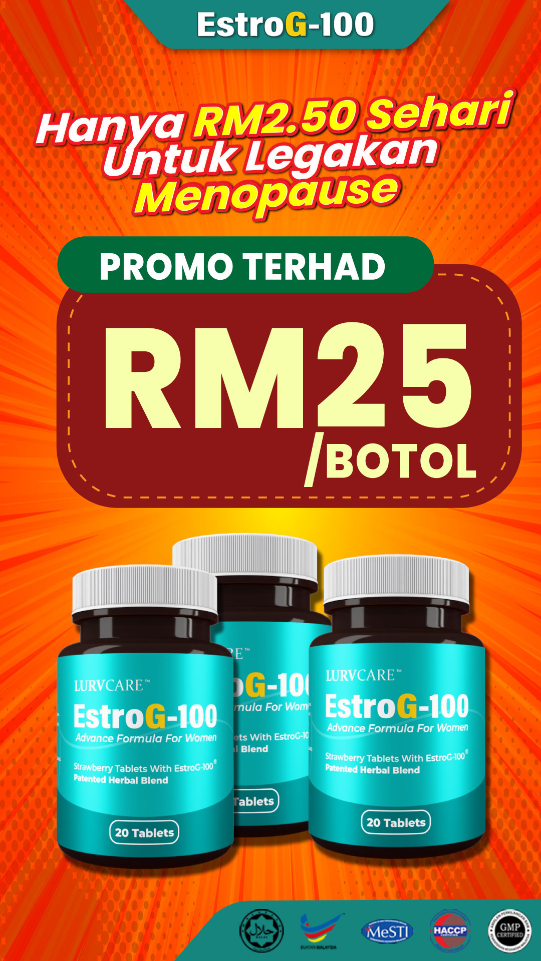 EstroG-100 - Lurvcare HQ Facebook ad