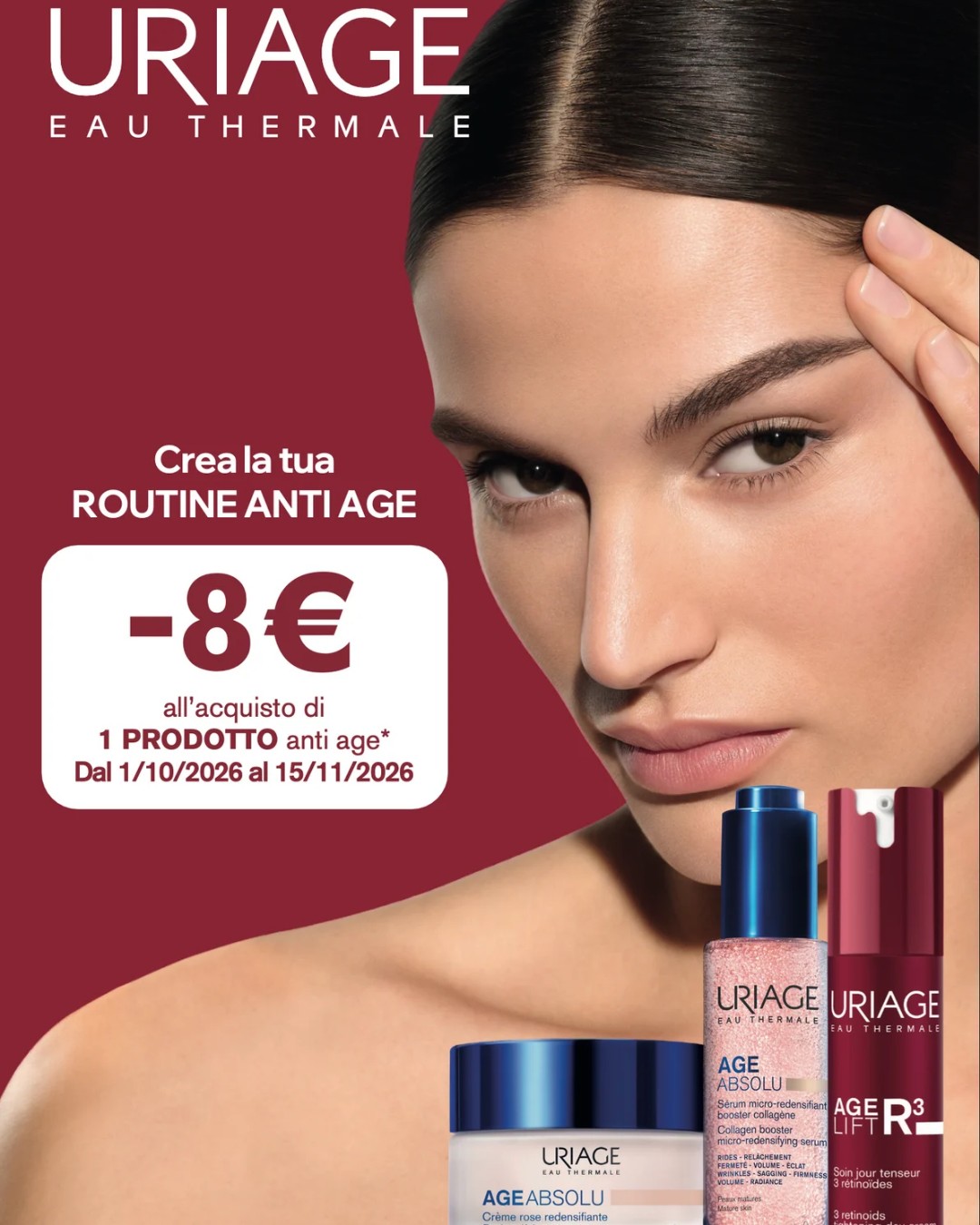 Farmacia Alighieri Facebook ad: Crea la tua routine anti-age con Uriage!