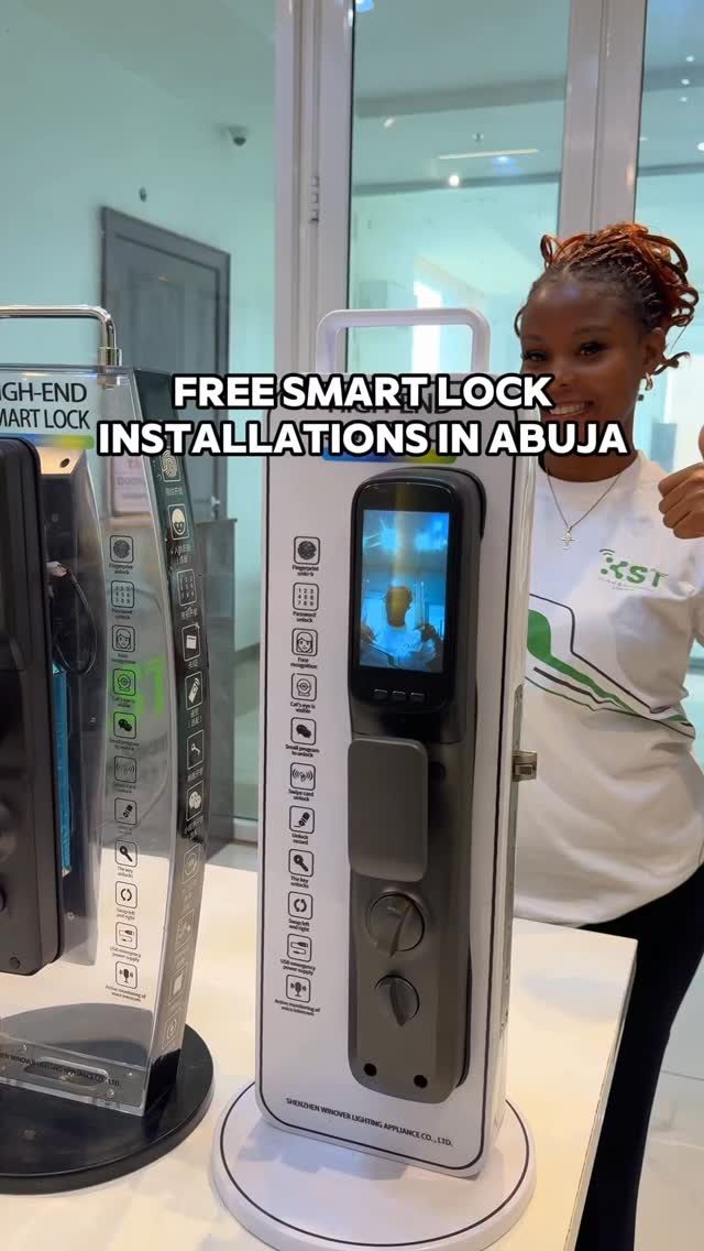 Kst.global Facebook ad: FULLY RESTOCKED smart locks and cctv cameras now…