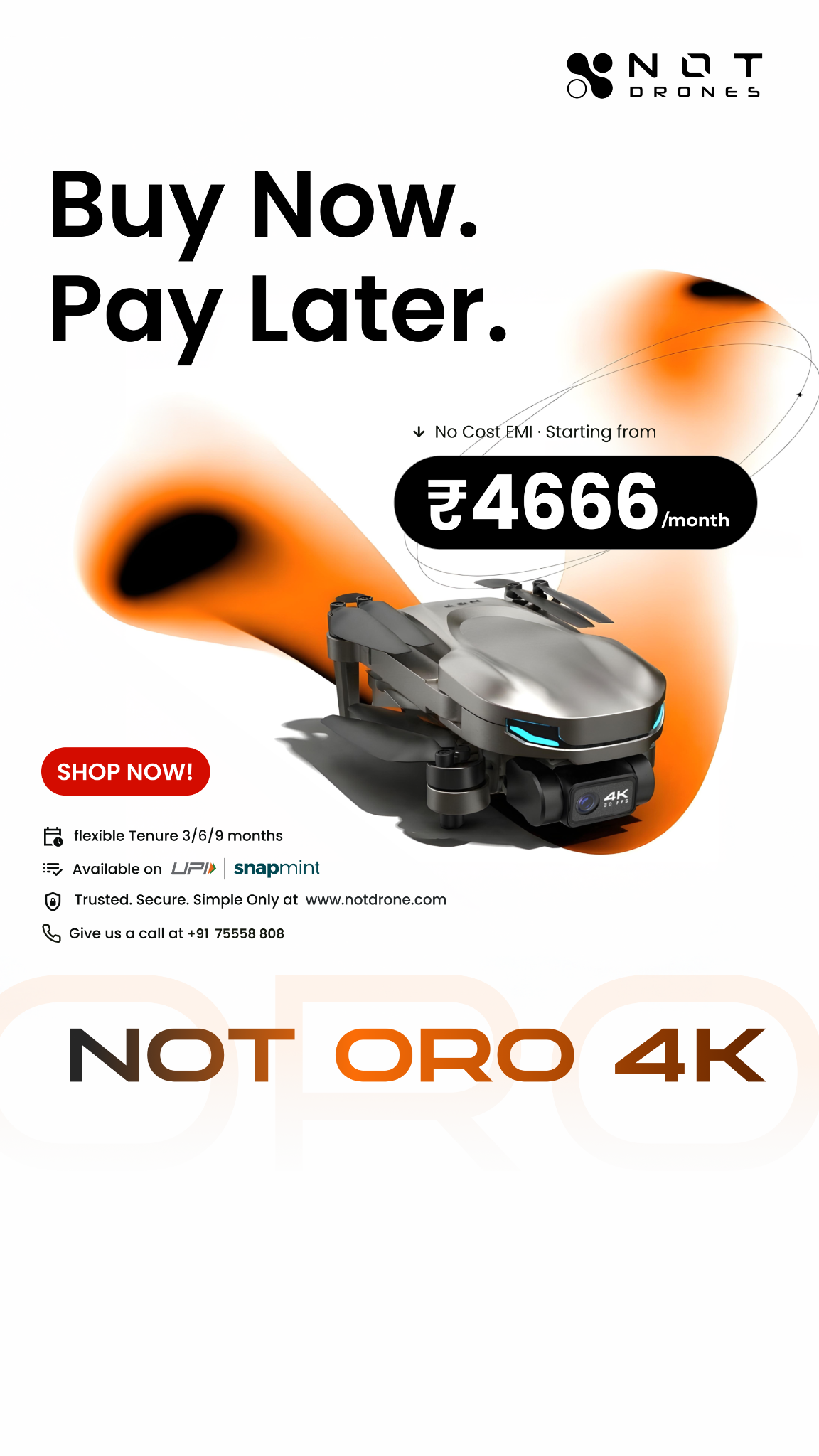 NOT Drones Facebook ad from Jun 19, 2026