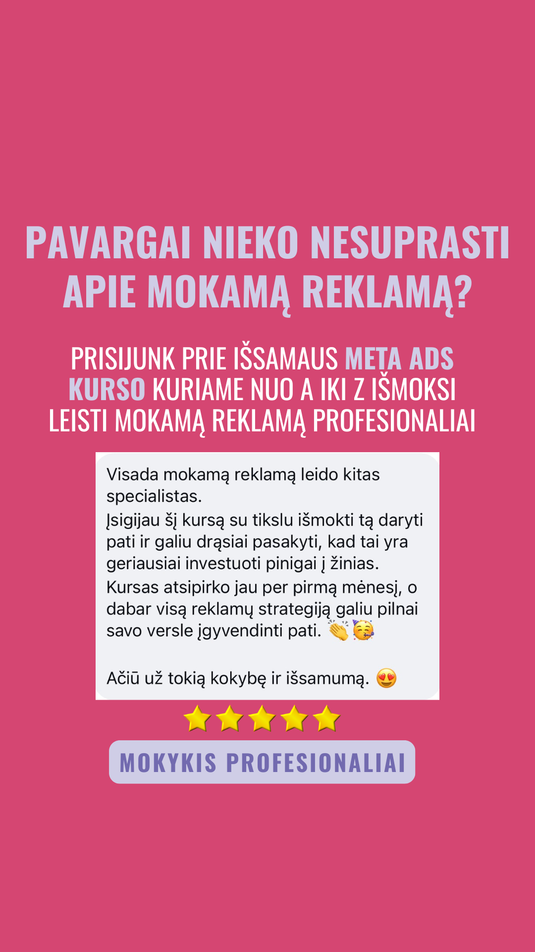 Nekenčiu marketingo. Socialinių tinklų agentūra Facebook ad