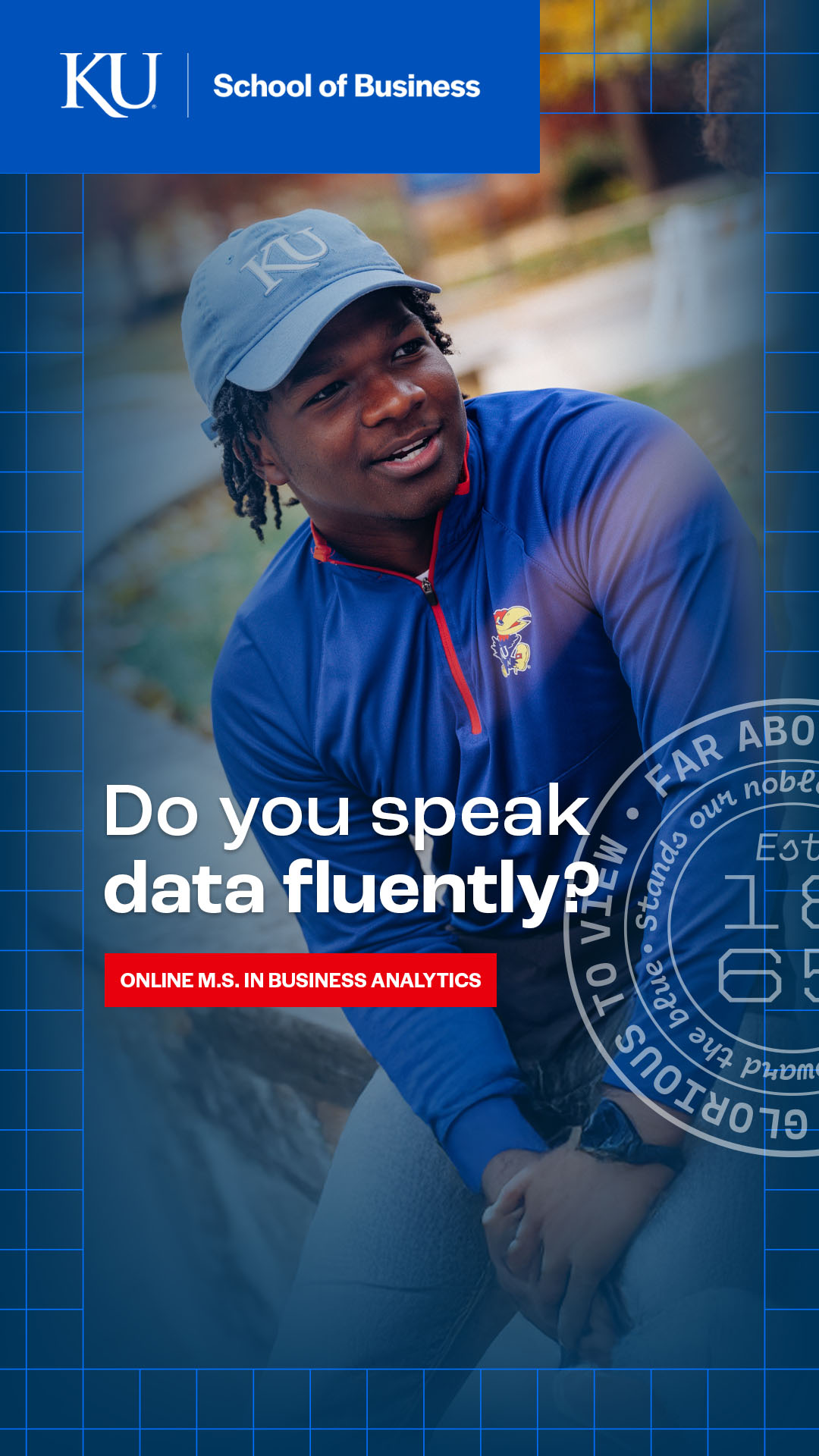 KU Online School of Business Facebook ad