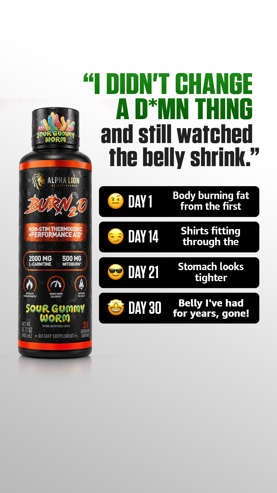 Alpha Lion Facebook ad