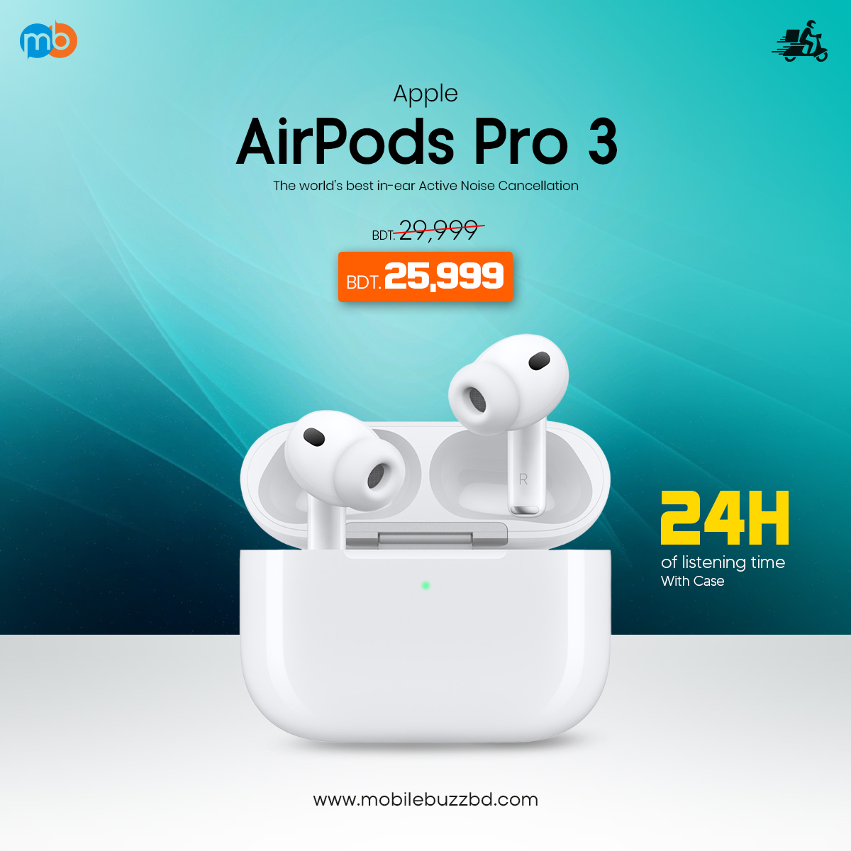 Mobile Buzz BD Facebook ad: Apple Device ব্যবহার করছেন?