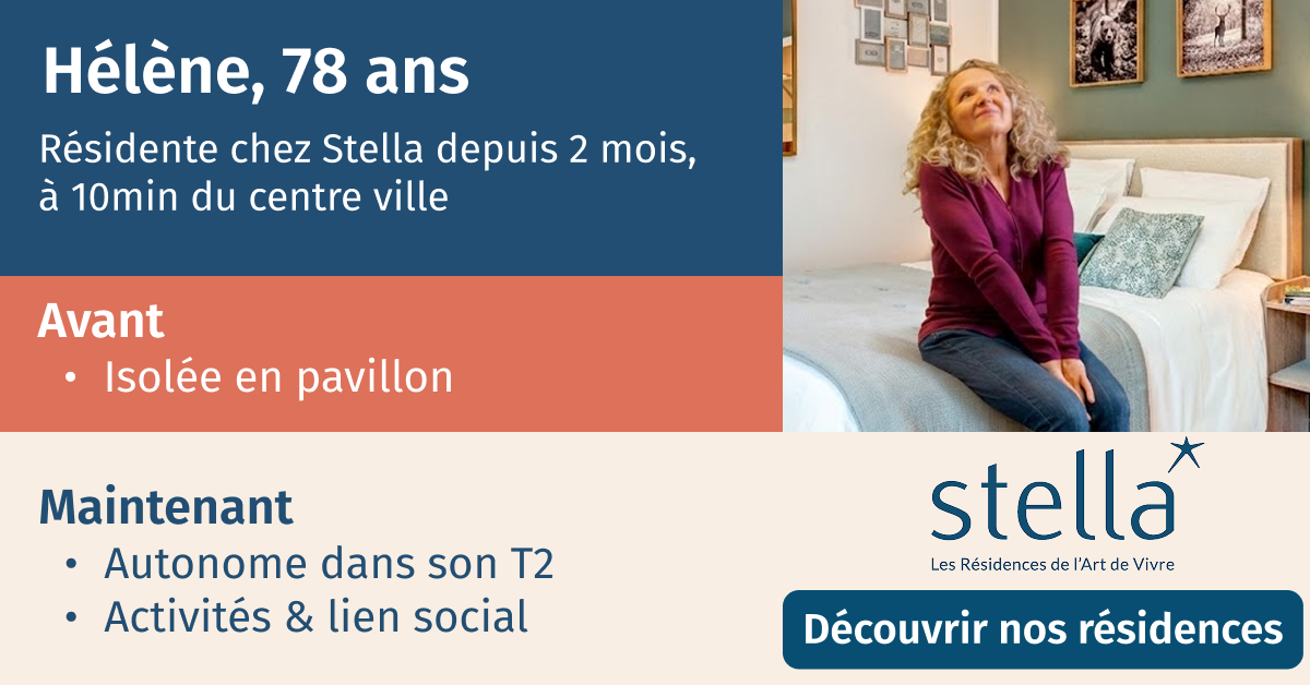 Stella Résidences Seniors Facebook ad