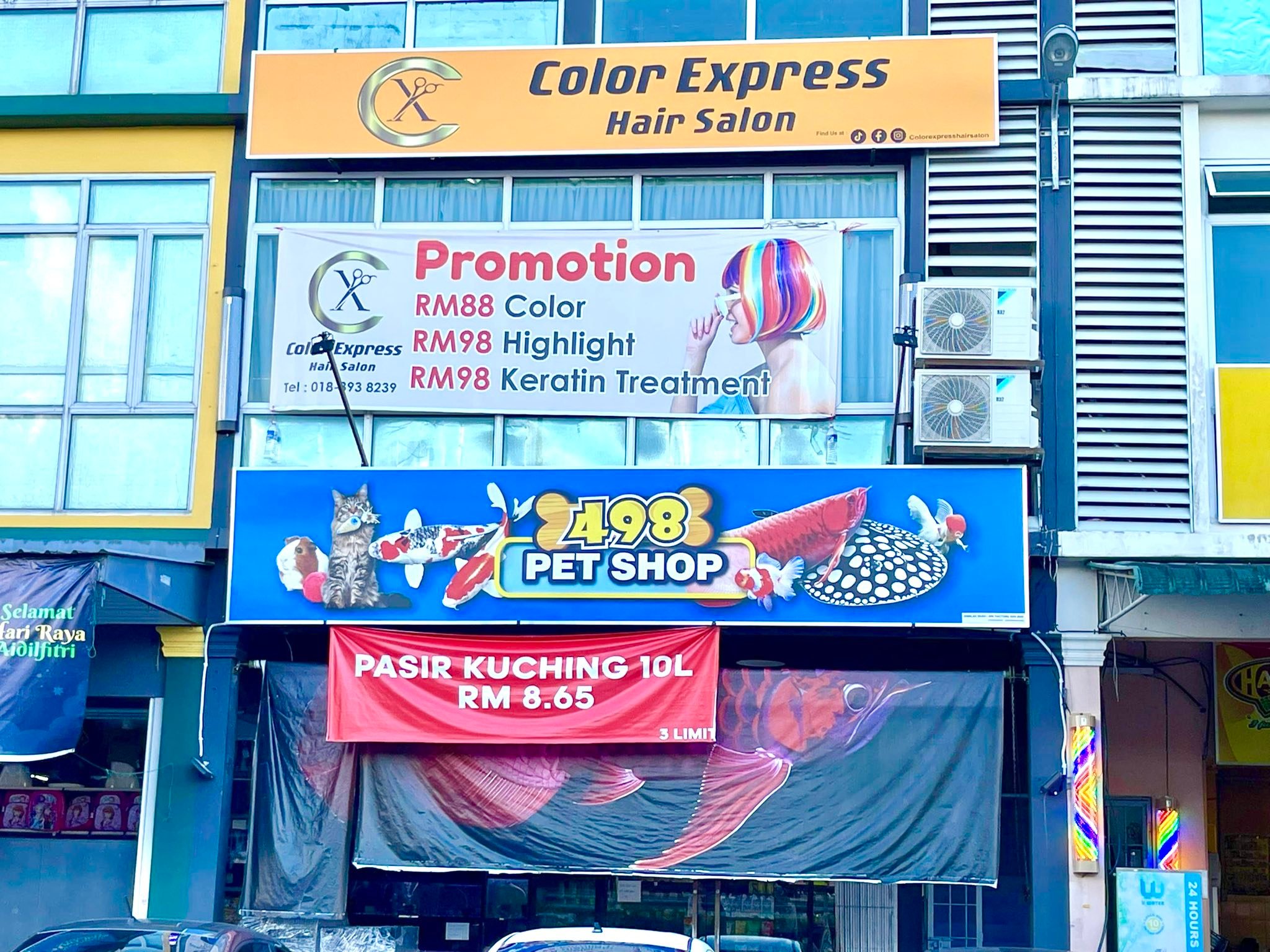 Color Express Hair Salon Facebook ad