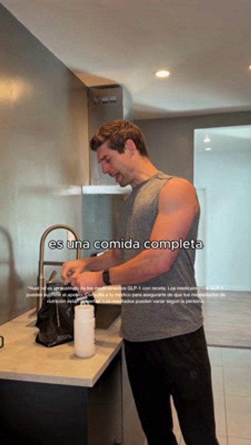 Huel Facebook ad: Ayuda a tu cuerpo cuando estés tomando un GLP-1