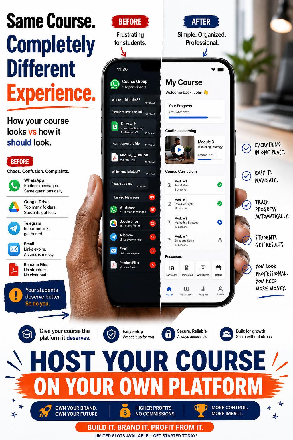 Marketla Facebook ad: Chat with us