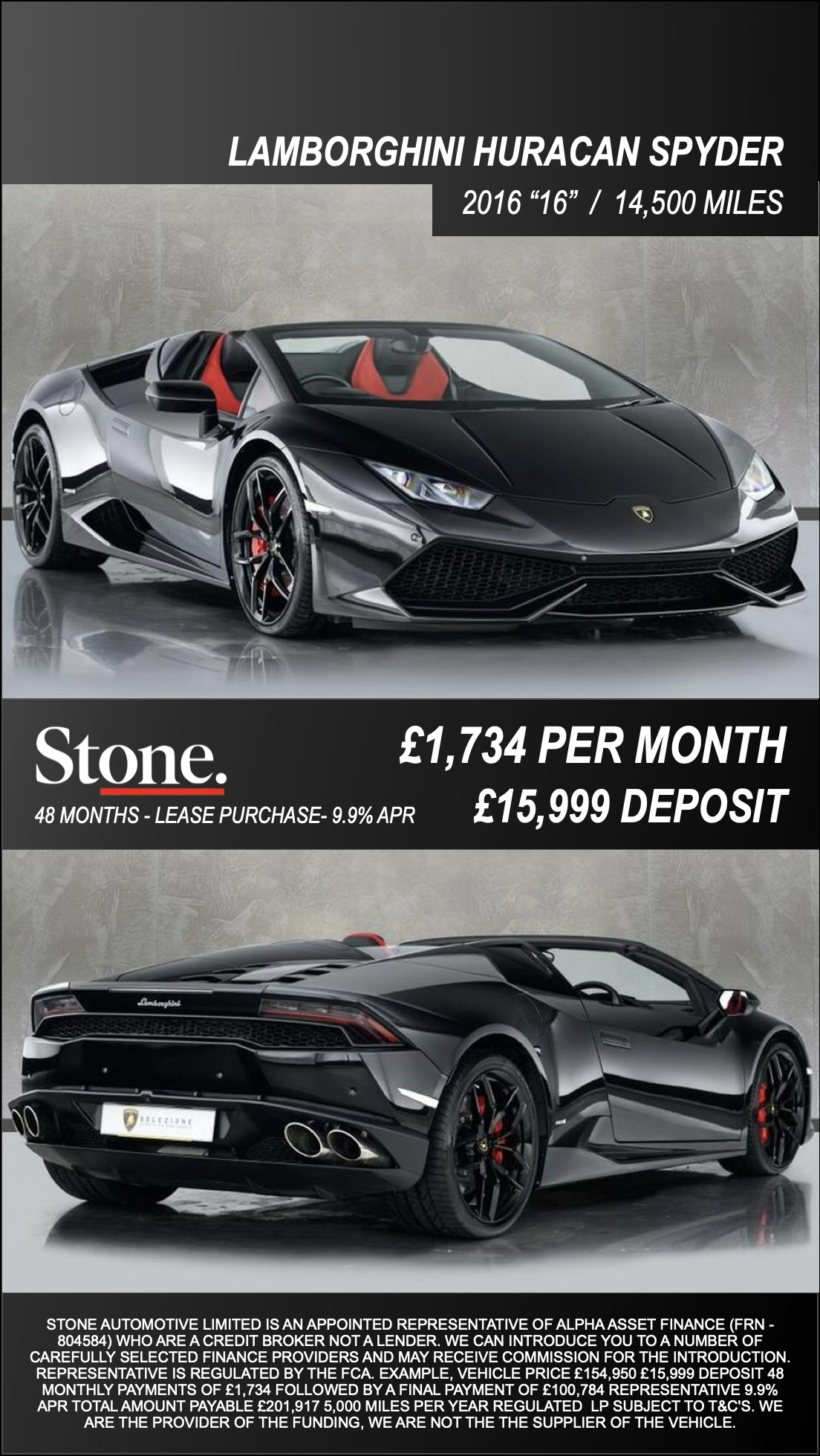 Stone Automotive Finance Facebook ad