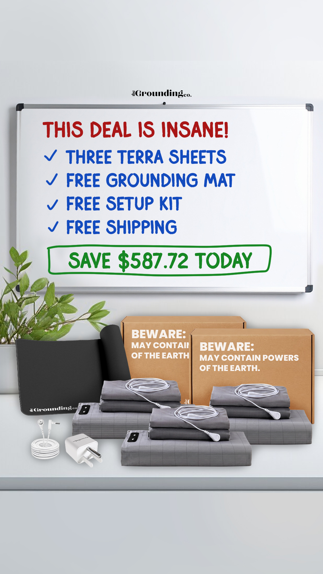 The Grounding Co Facebook ad