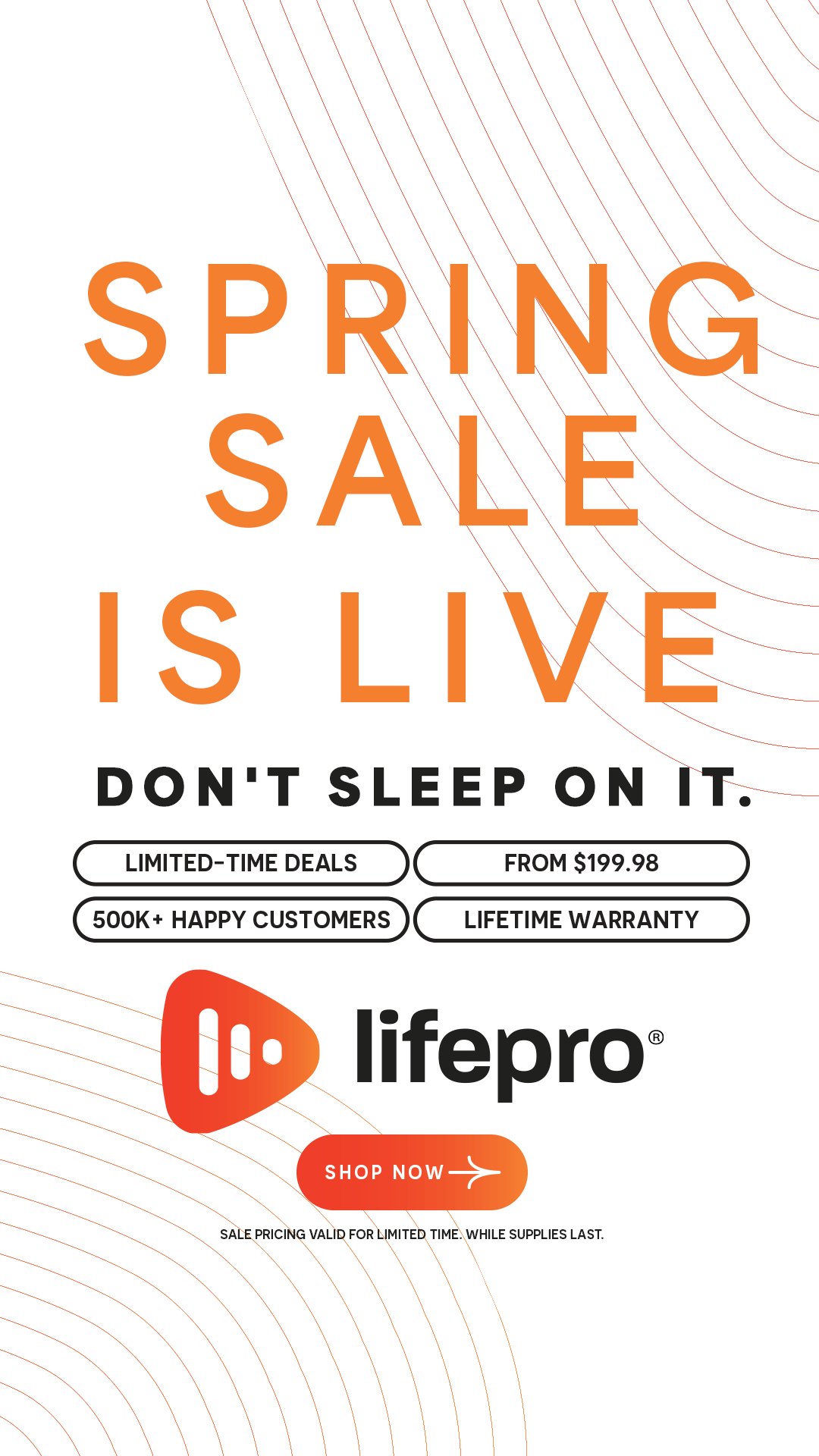 Lifepro Facebook ad