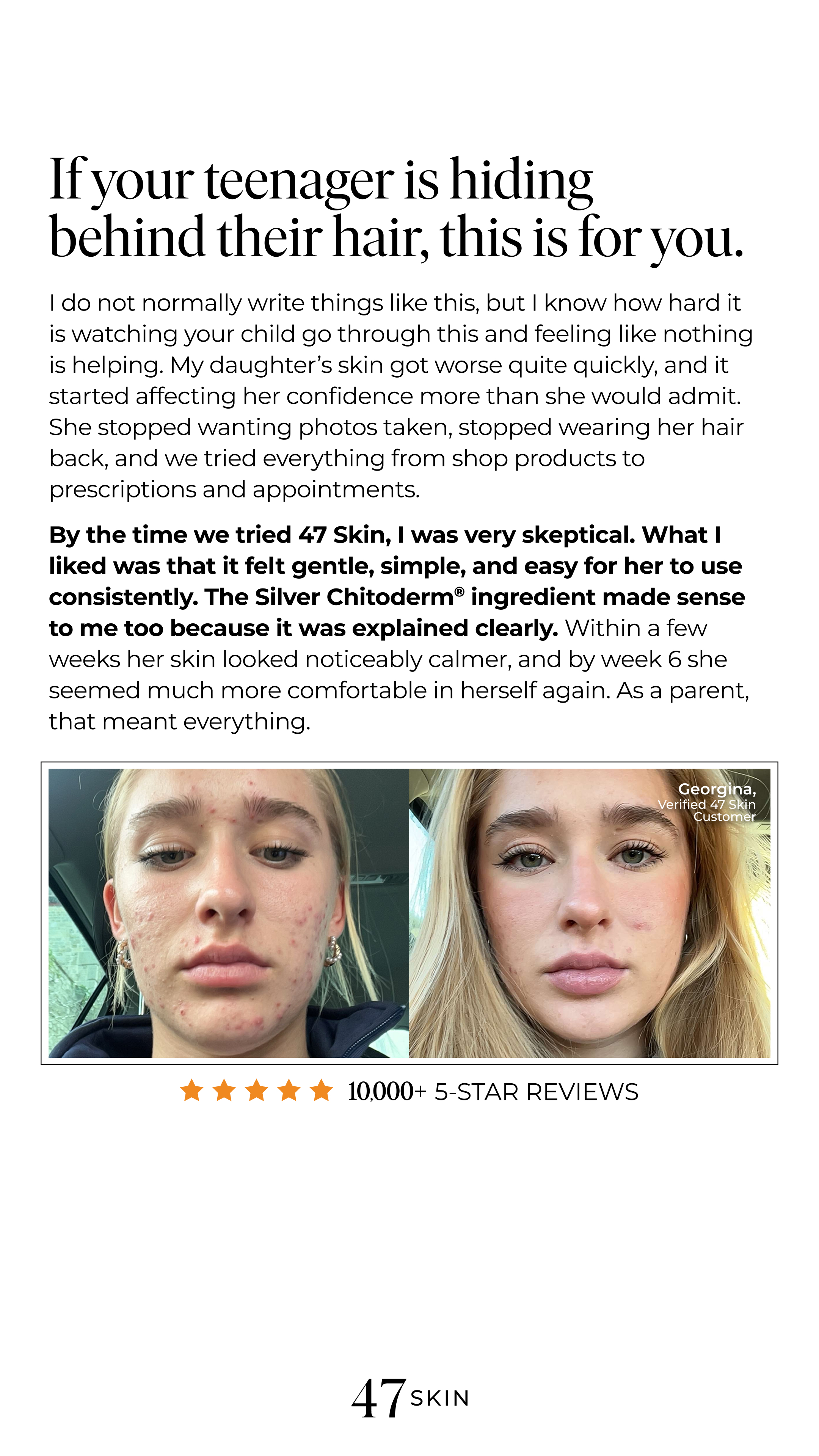 47Skin Facebook ad