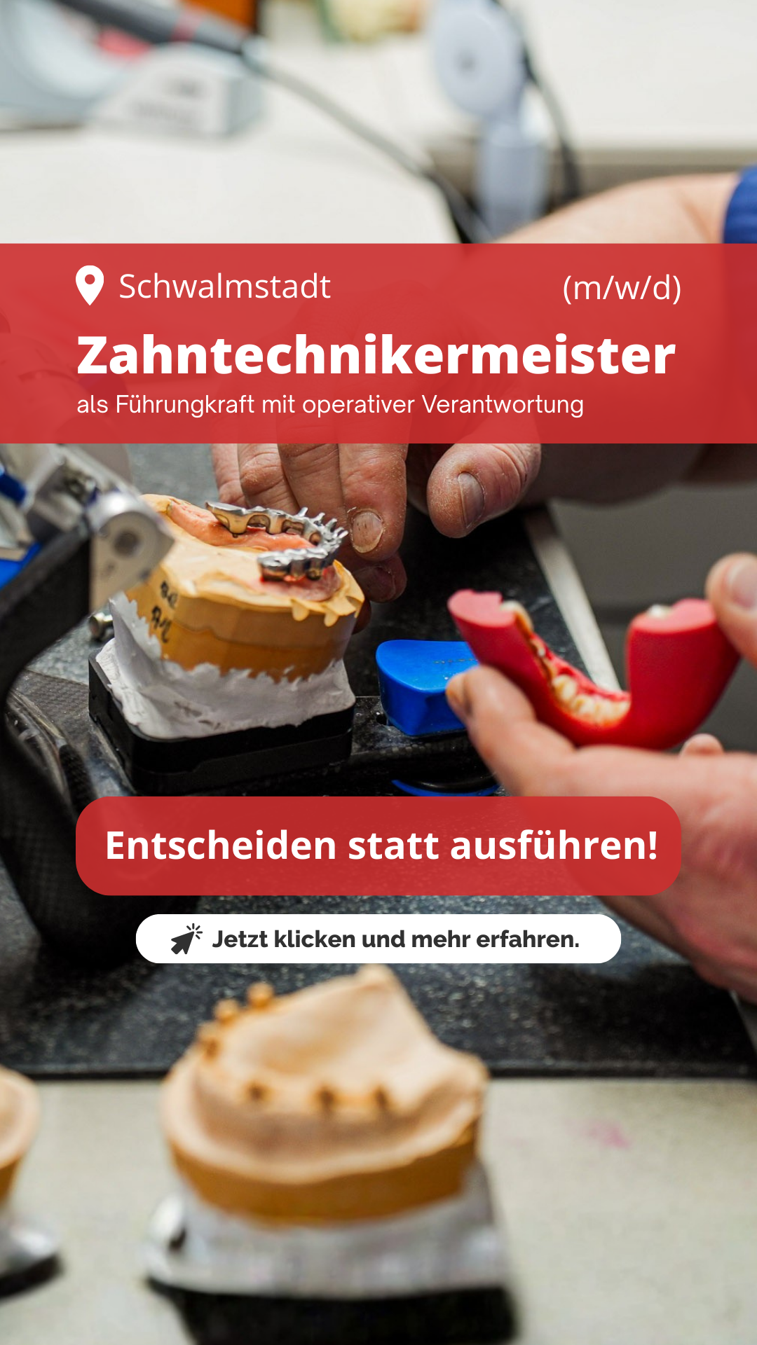 Helbigzahnästhetik GmbH & Co. KG Facebook ad: Nachfolge gesucht