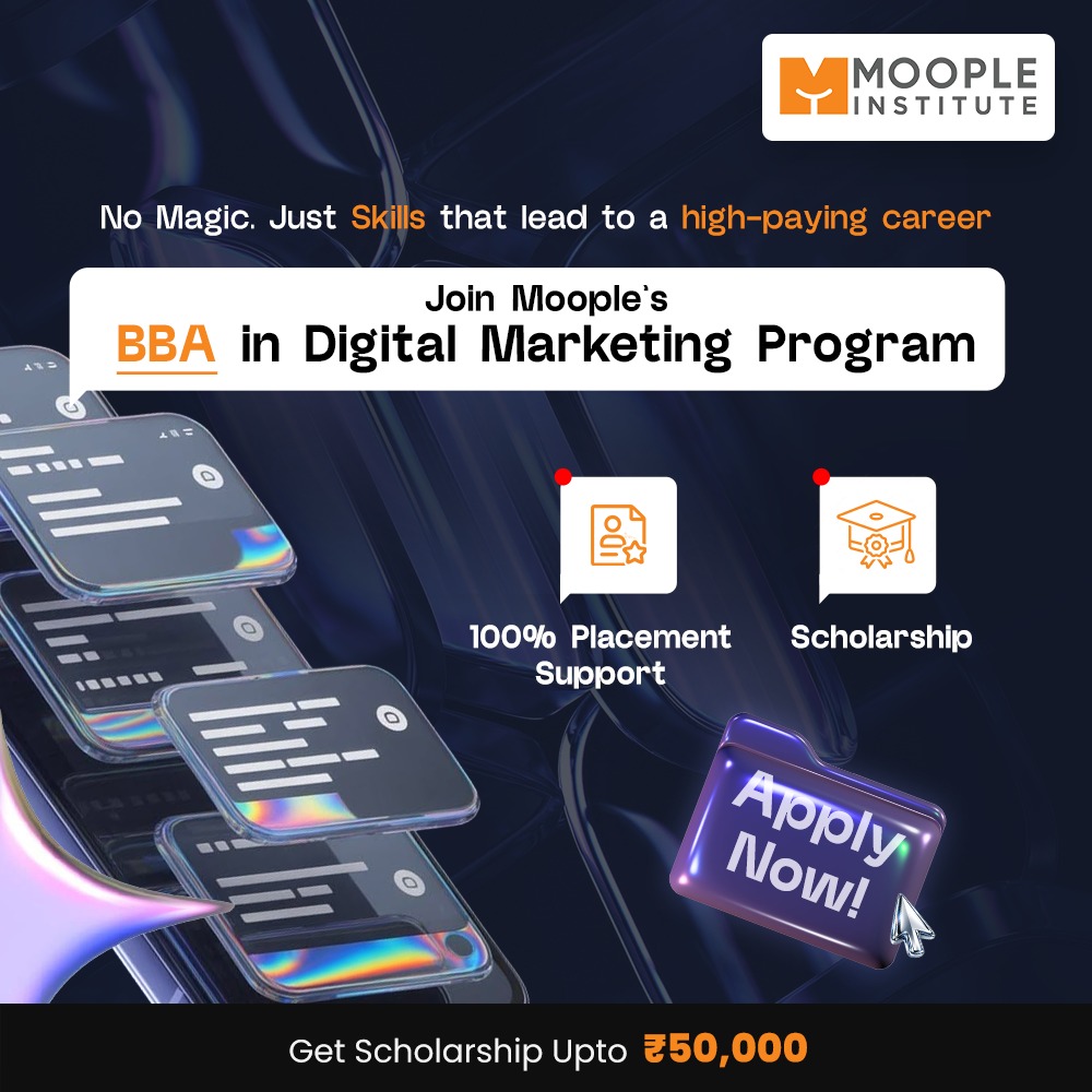 Moople - Institute of Animation and Design Facebook ad