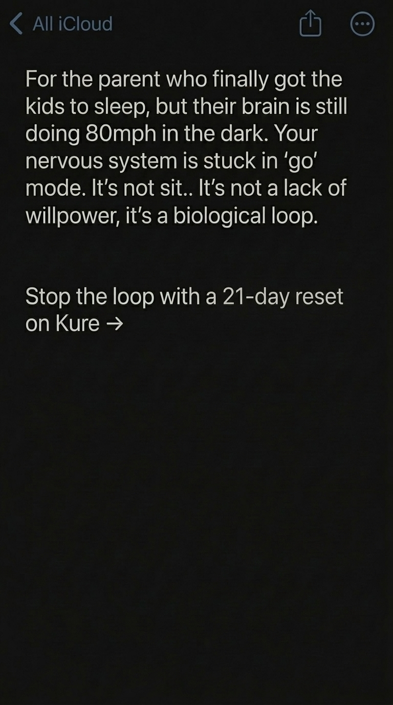 Kure for Hypnotherapy Facebook ad