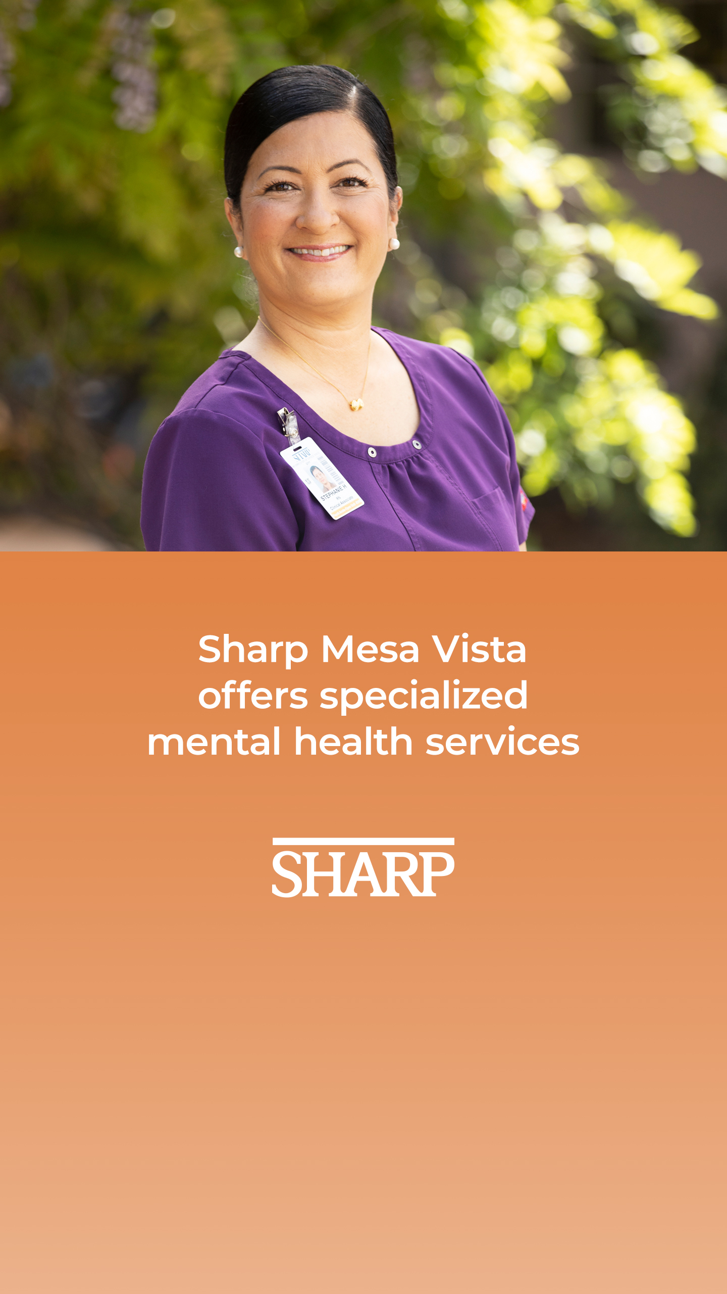 Sharp Mesa Vista Hospital Facebook ad from Jun 2, 2026