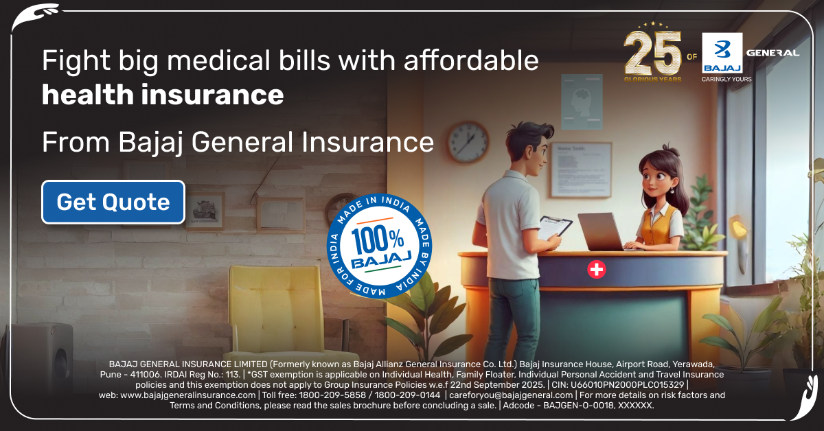 Bajaj General Insurance Limited Facebook ad