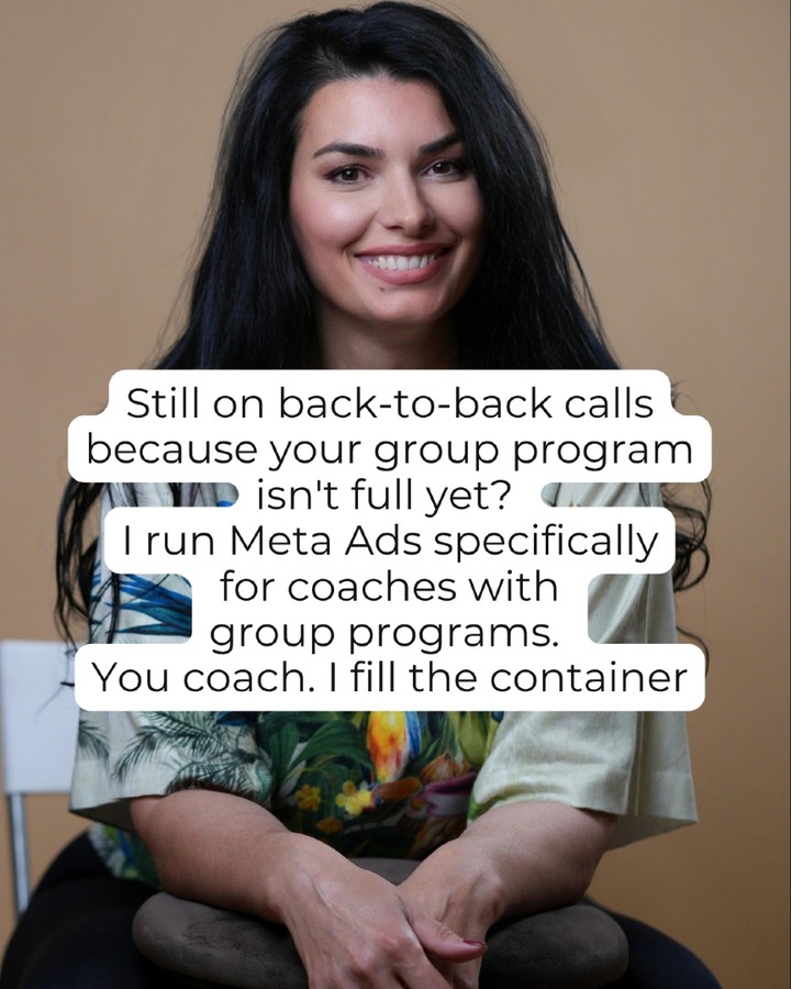 Client Attraction For Female Coaches Facebook ad