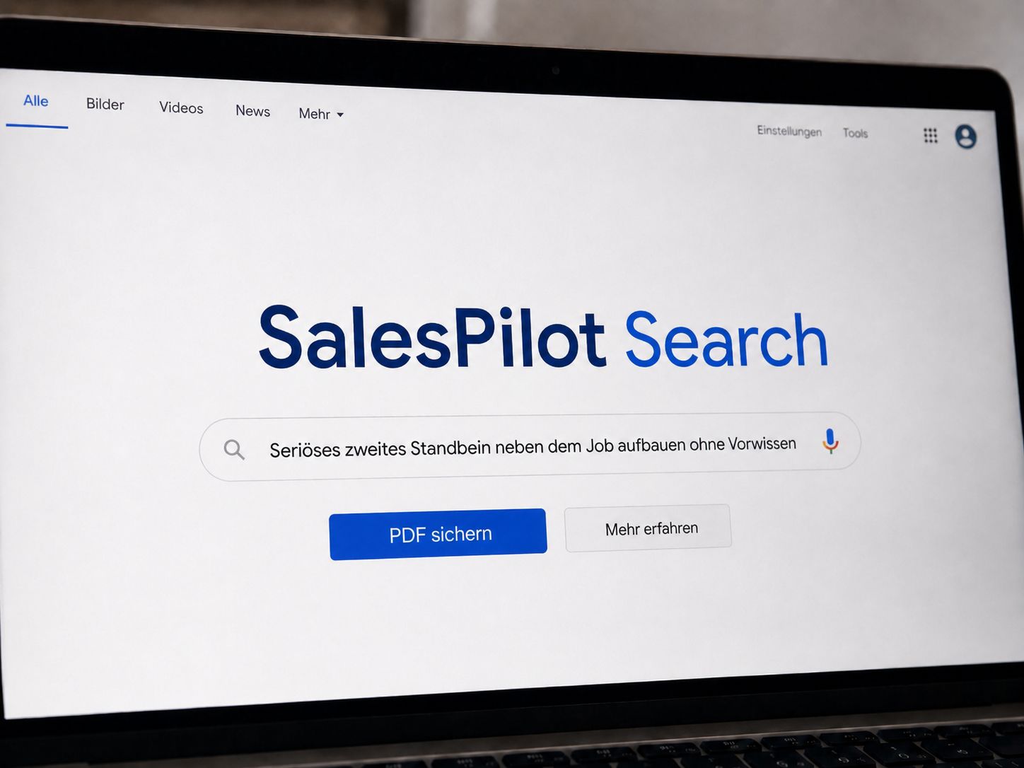 SalesPilot Facebook ad: Schriftlich garantierte Kooperation nach 4 Monaten…