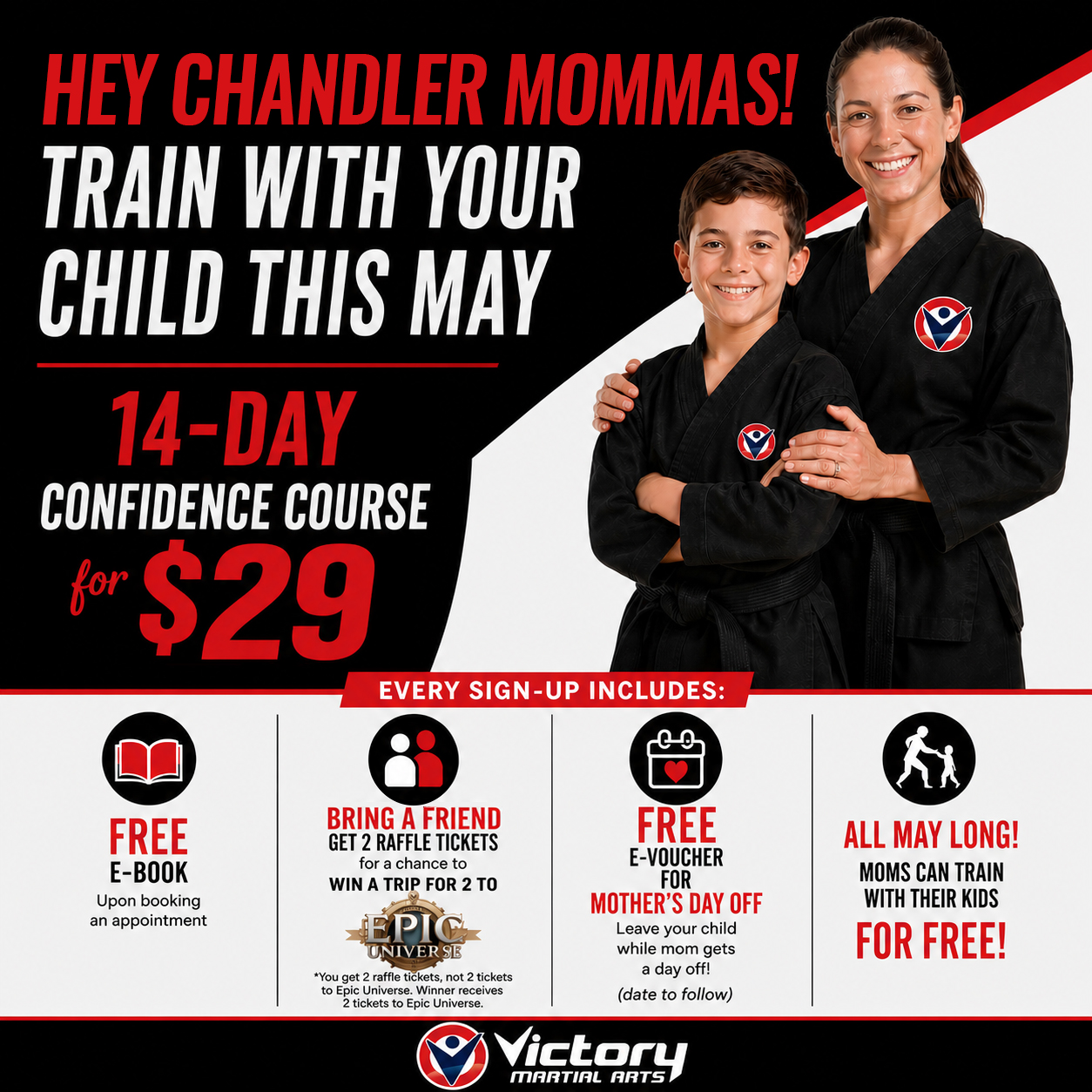 Victory Martial Arts Chandler Facebook ad