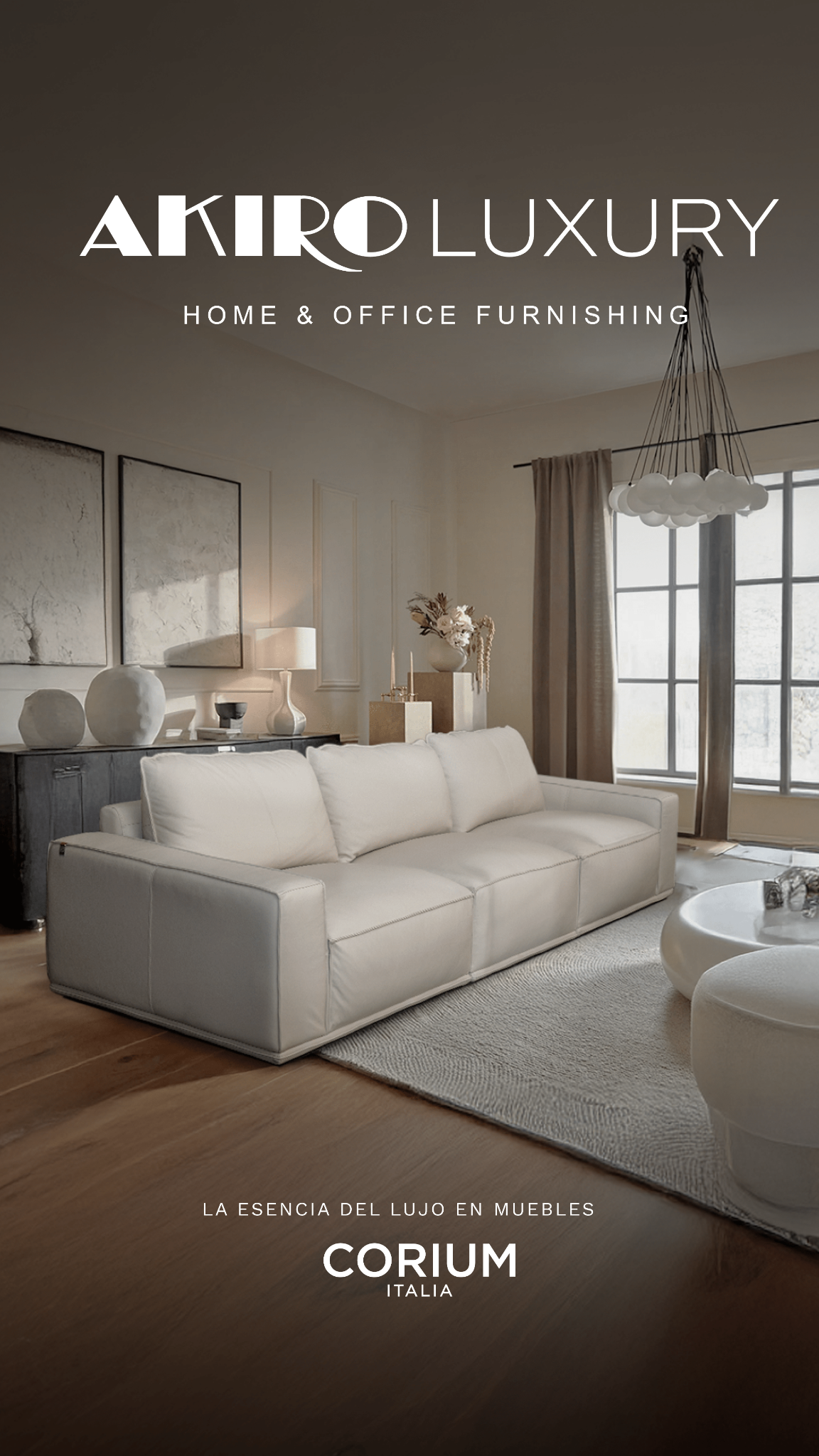 AKIRO Muebles Facebook ad from Dec 20, 2025