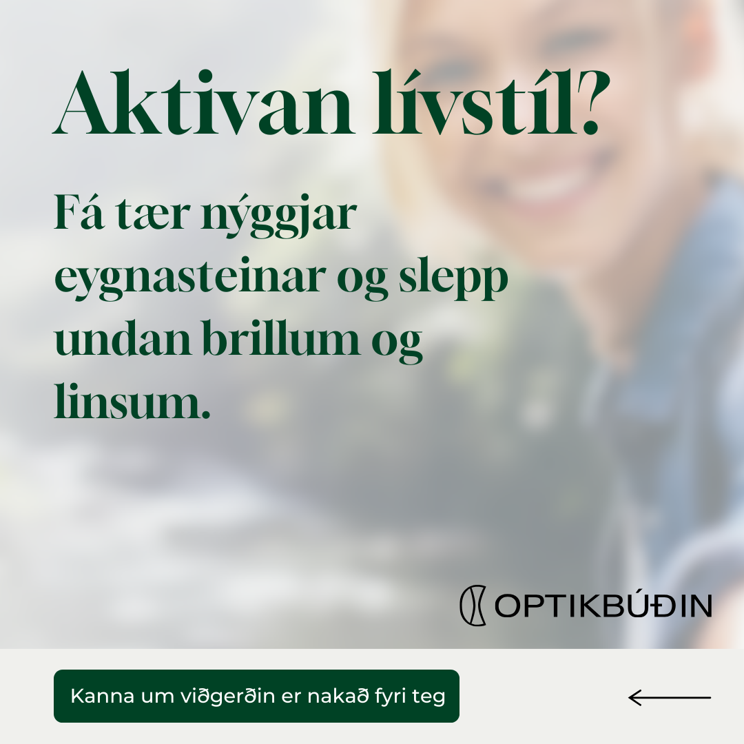 Øjenhospitalet Danmark Facebook ad: Kanna um viðgerðin er nakað fyri teg