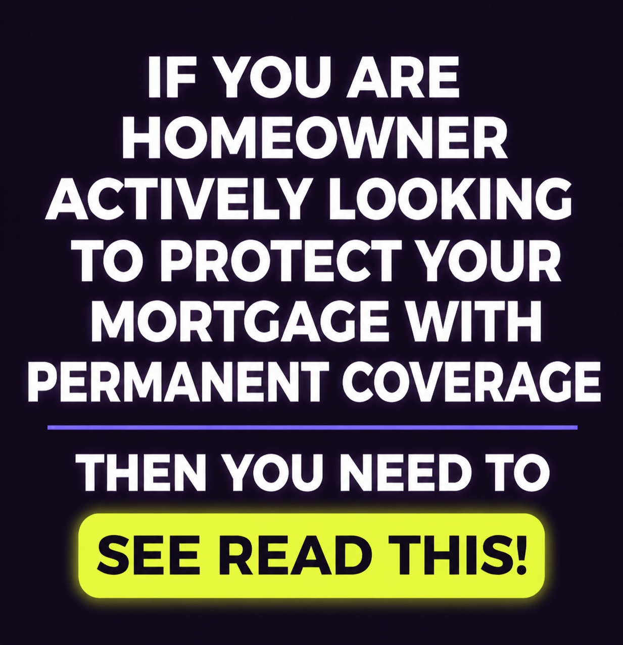 Safe Nest Insurance Facebook ad: Protect Your Home Before It’s Too Late
