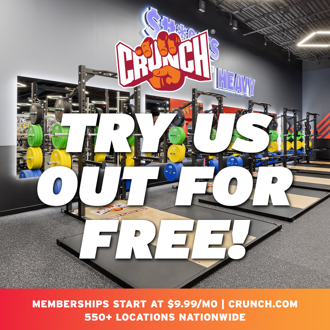 Crunch Fitness - Coral Ridge Facebook ad from Jul 3, 2026
