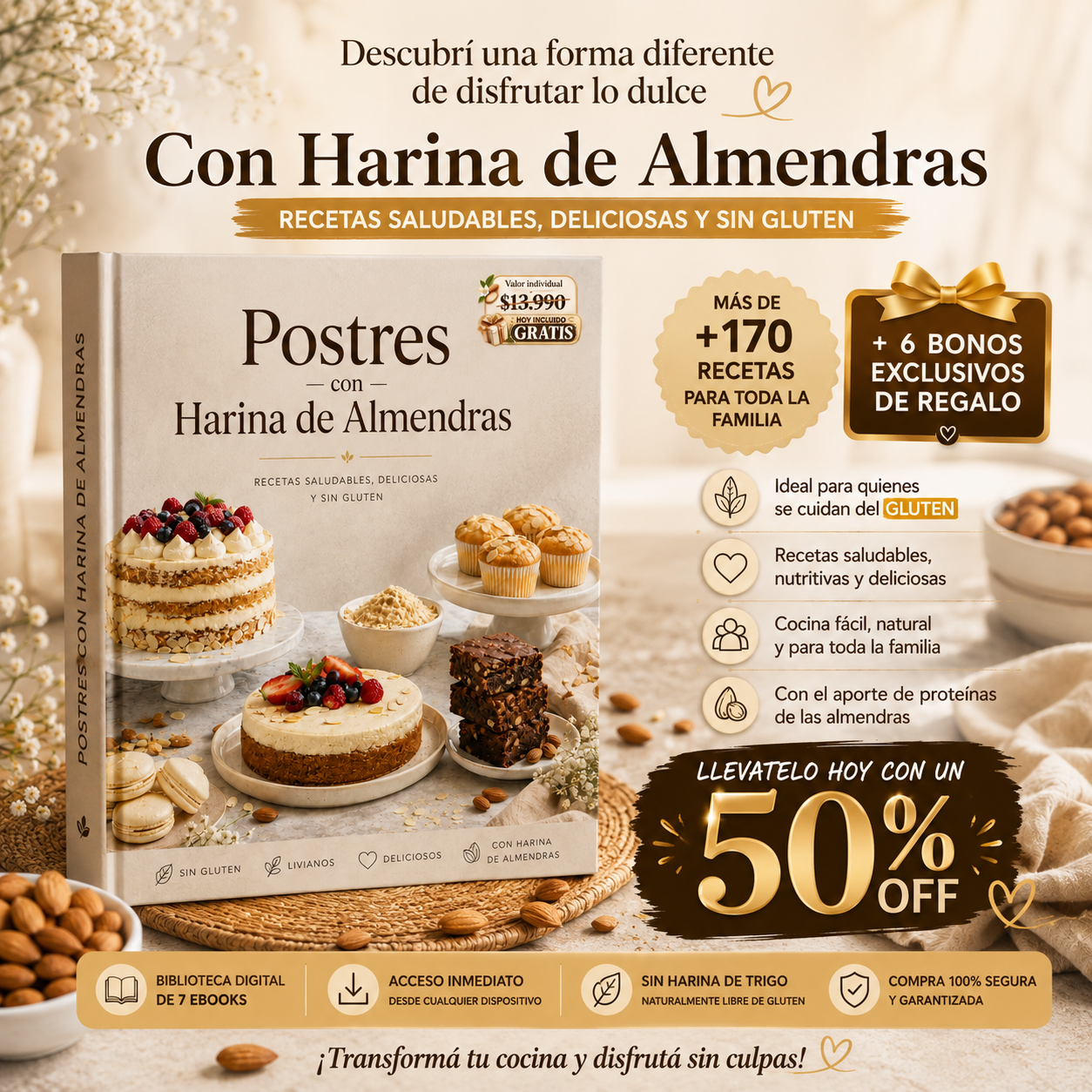 La Cocina Noble Facebook ad: Postres deliciosos… y mucho más