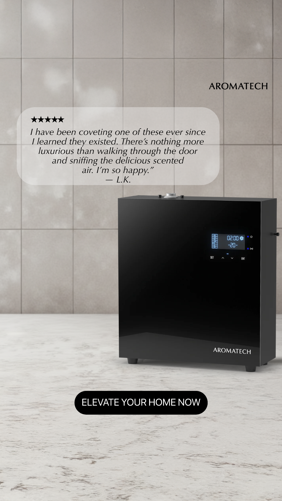 AromaTech Facebook ad