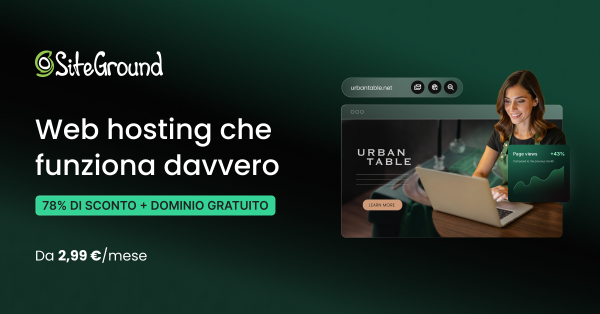 SiteGround Facebook ad