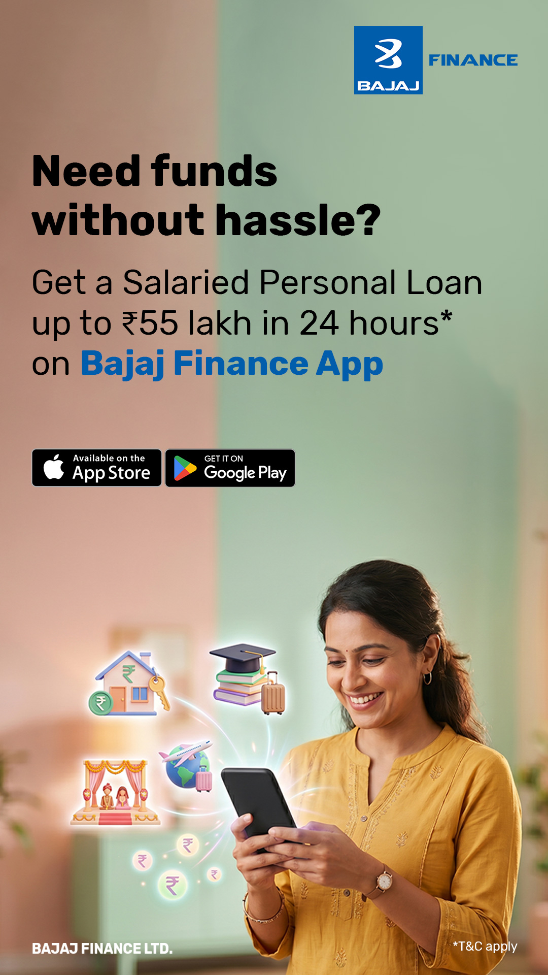 Bajaj Finserv Facebook ad
