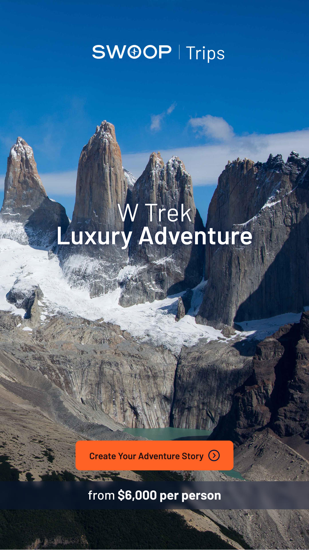 Swoop Patagonia Facebook ad
