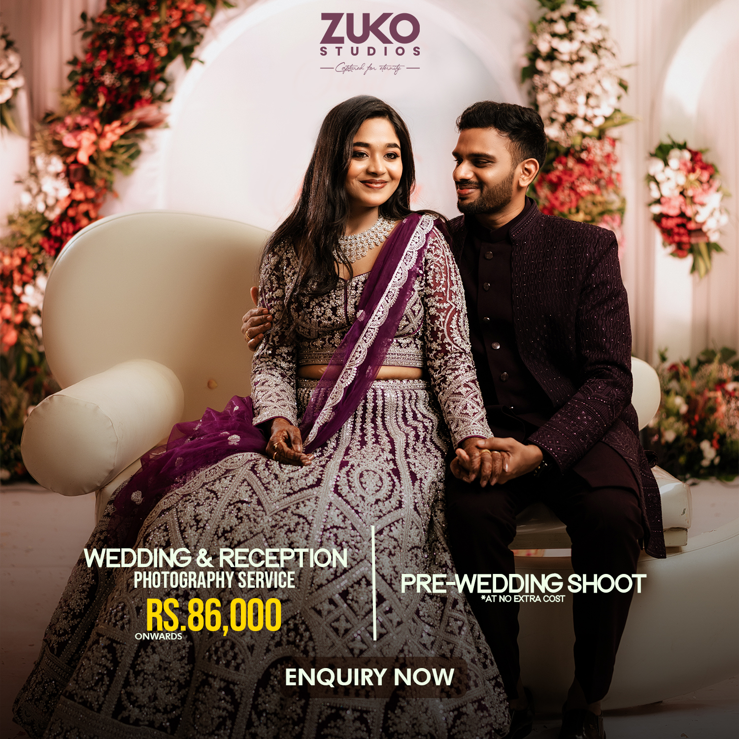 Zuko Studios Facebook ad: Enquire With Zuko Studios