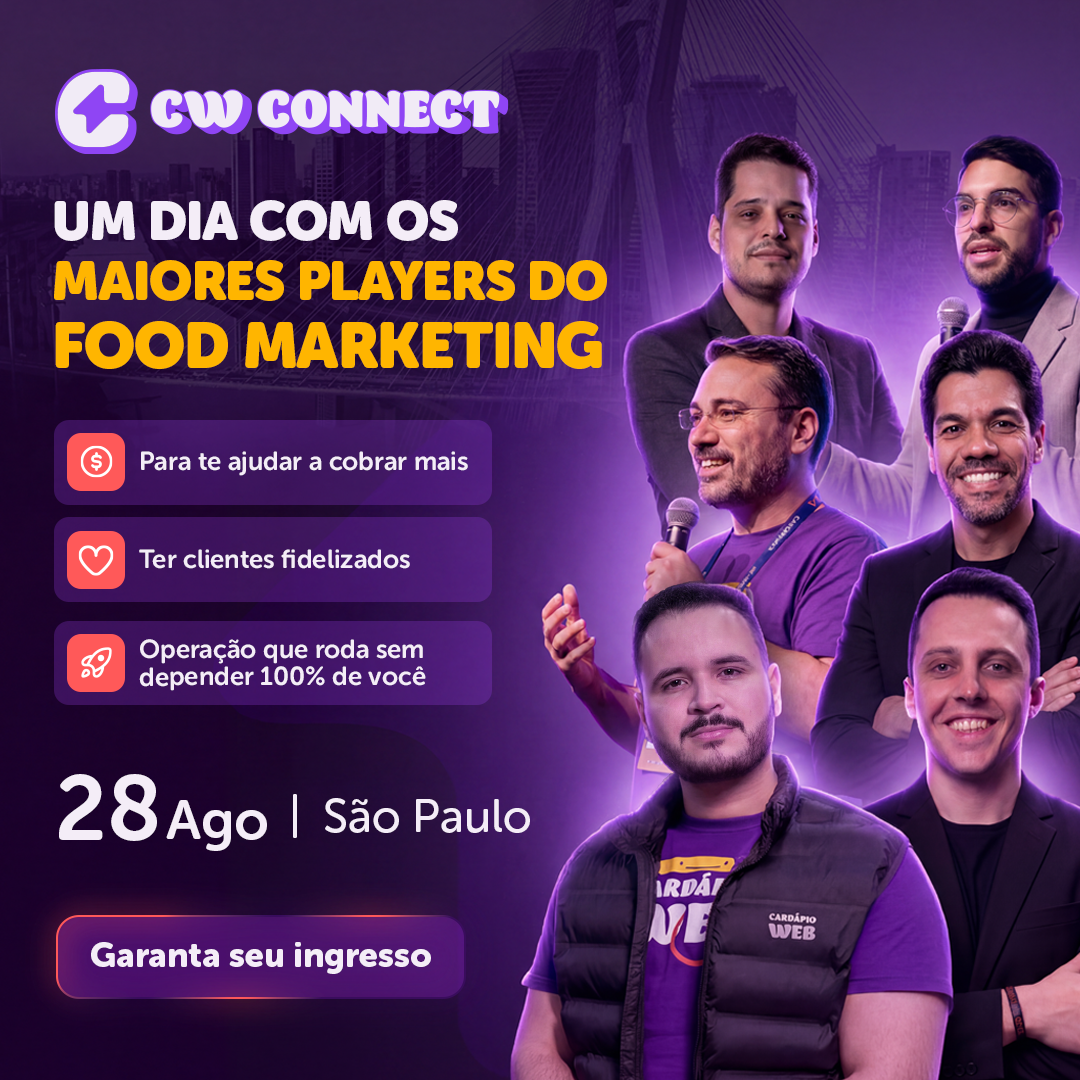 Cardápio Web Facebook ad