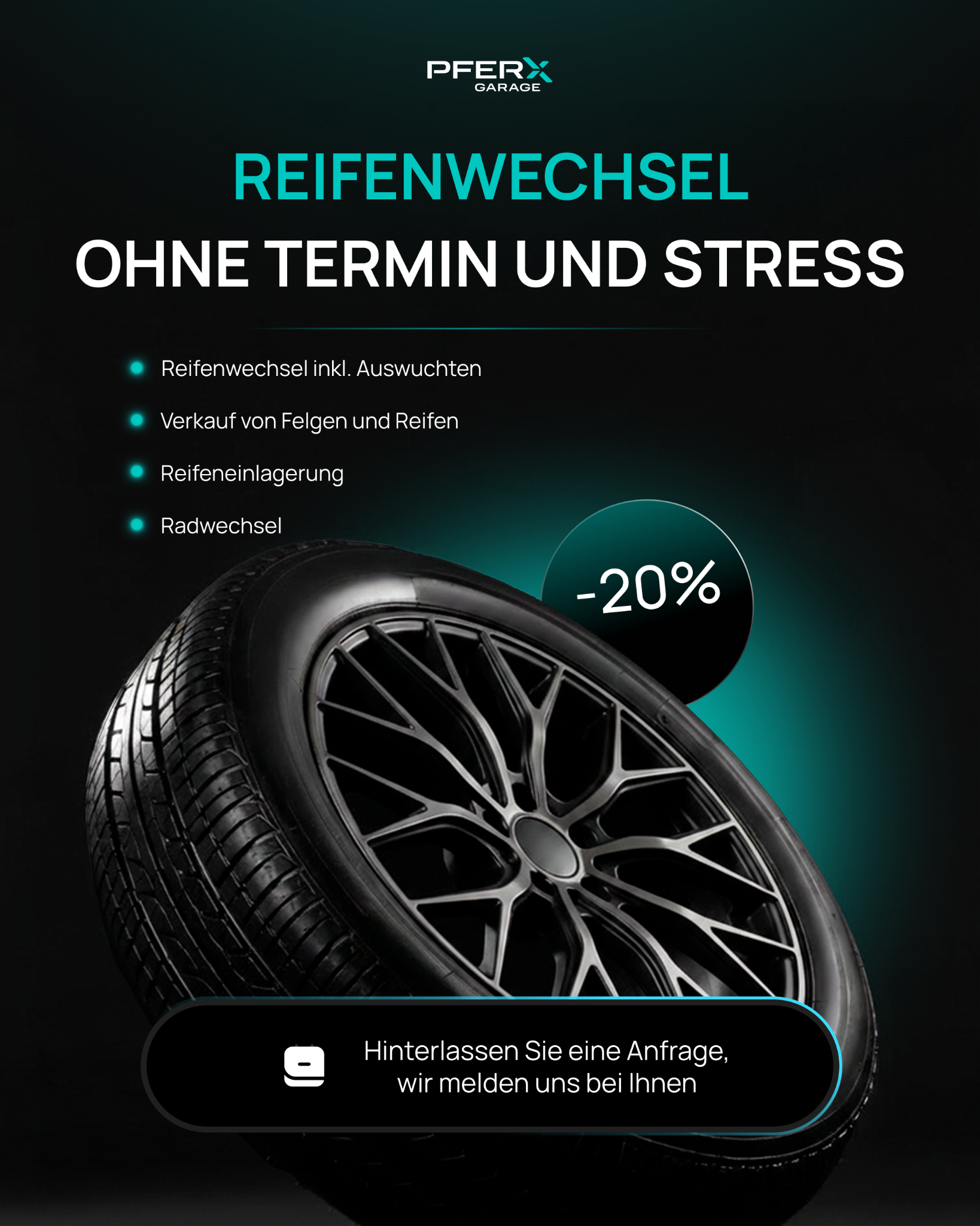 PFERX Garage Facebook ad from Apr 20, 2026