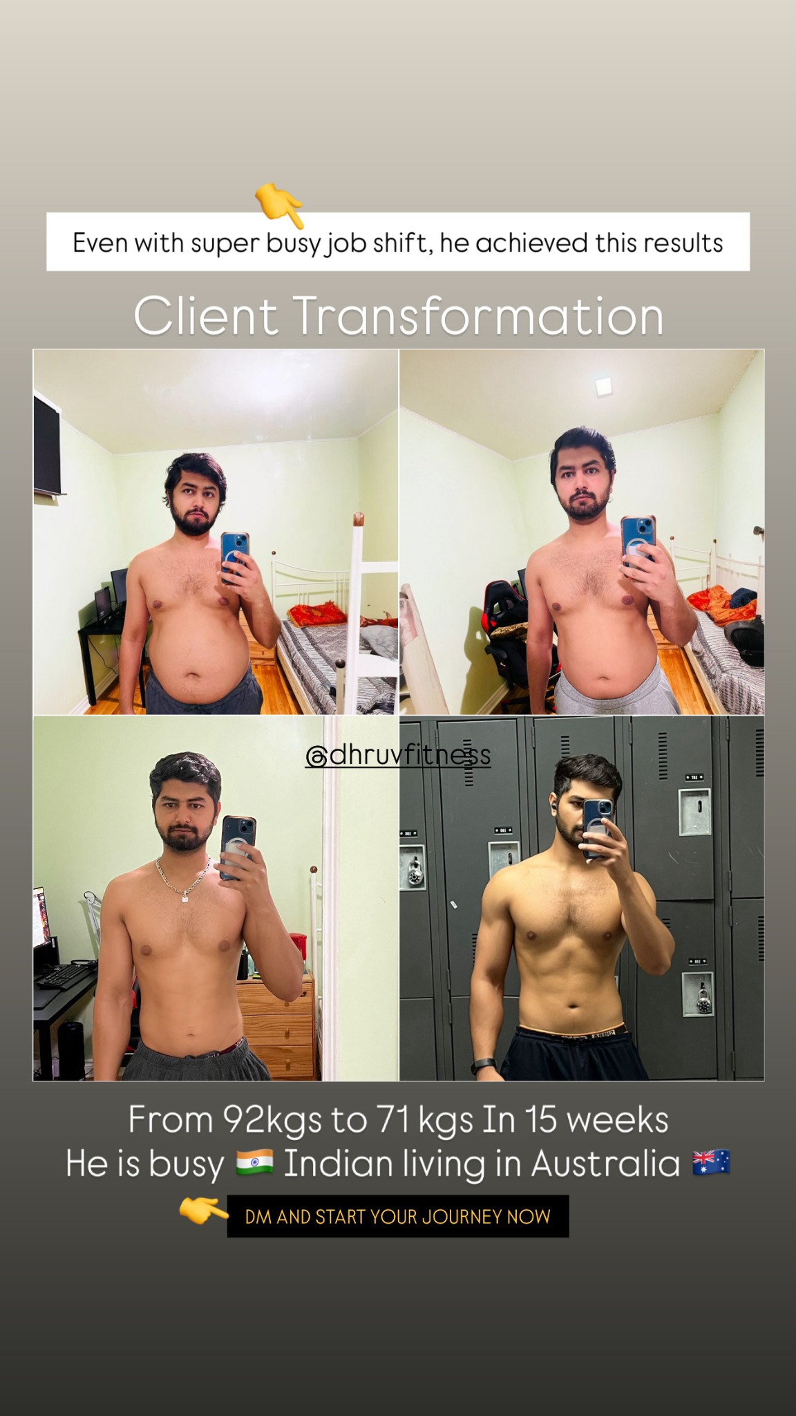 Dhruv fitness - Online Coach Facebook ad