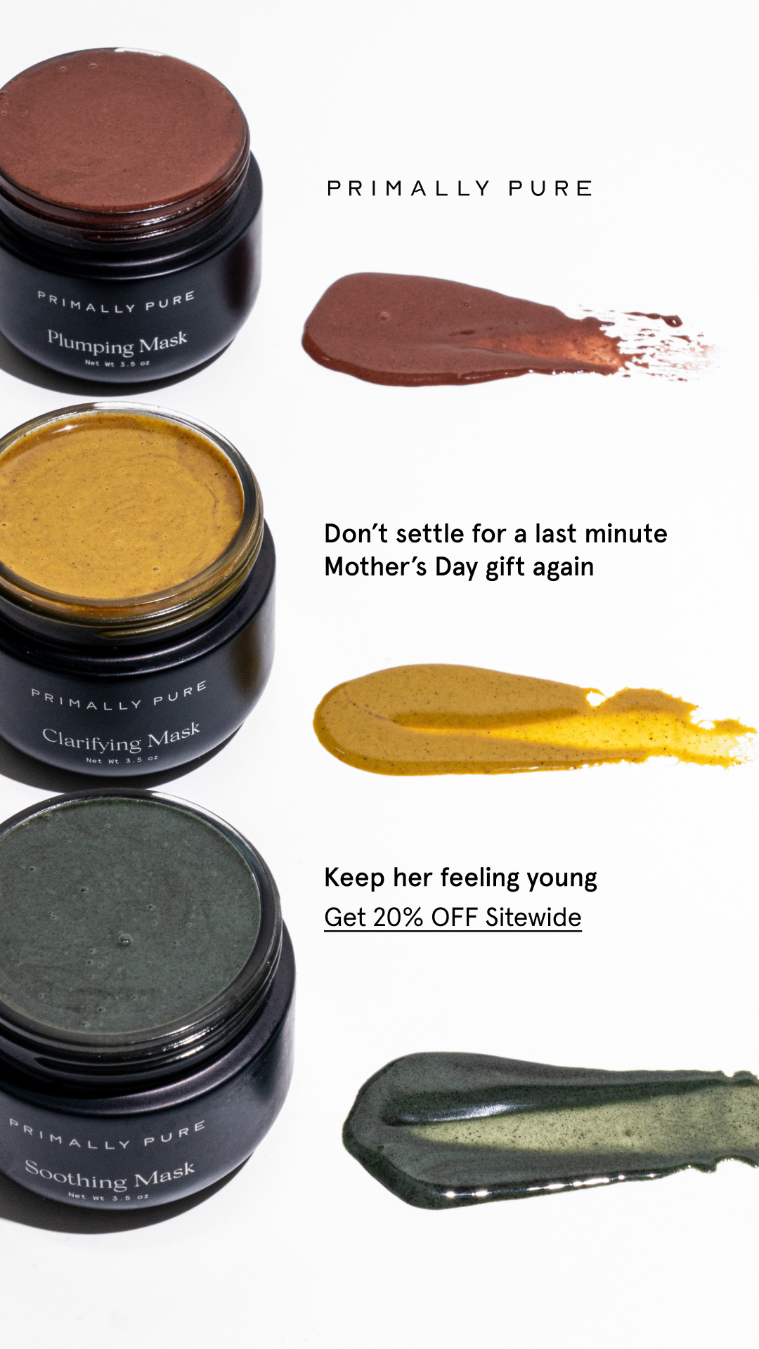 Primally Pure Skincare Facebook ad