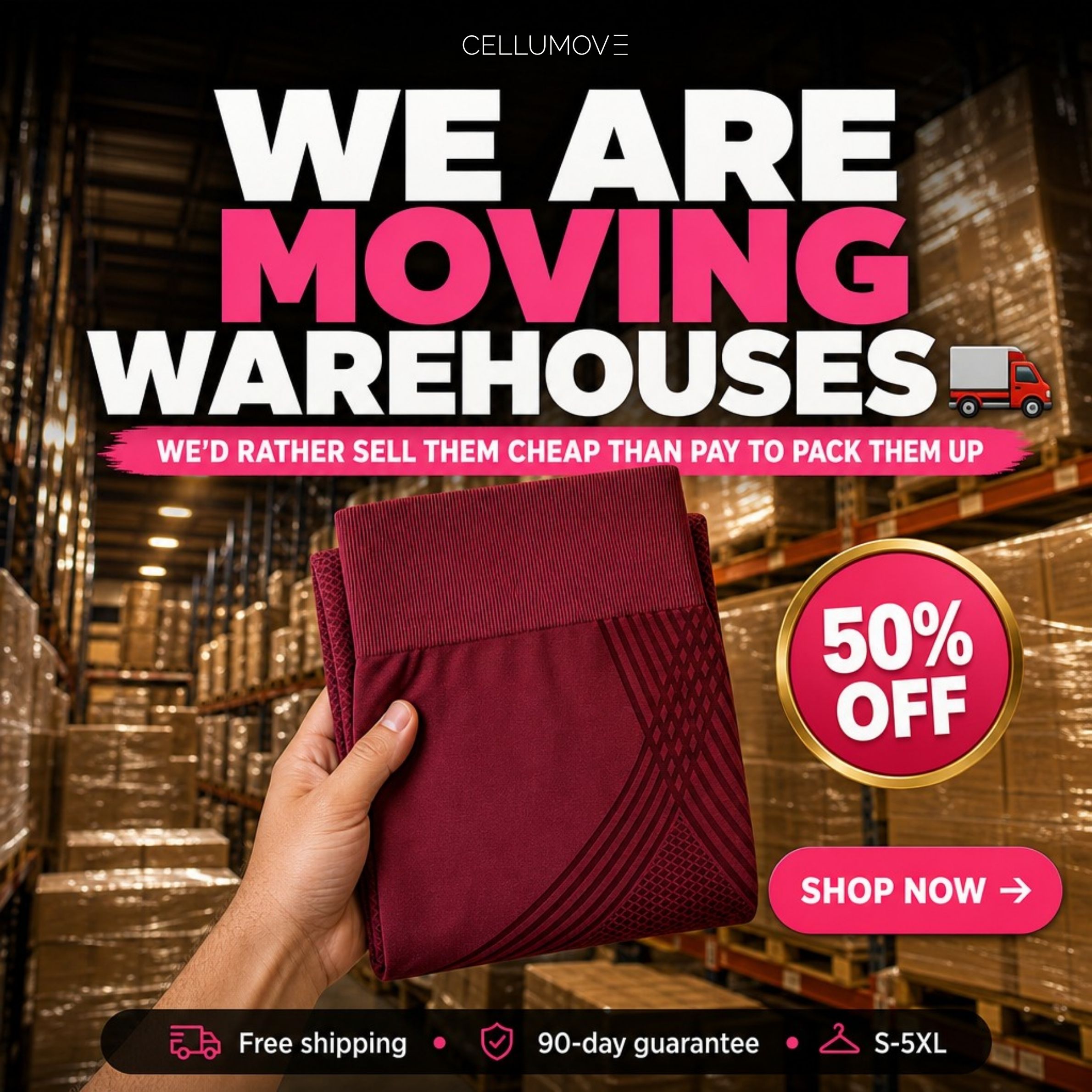Cellumove Fitwear Facebook ad: Buy 1 Legging, Get 1 FREE, limited time!