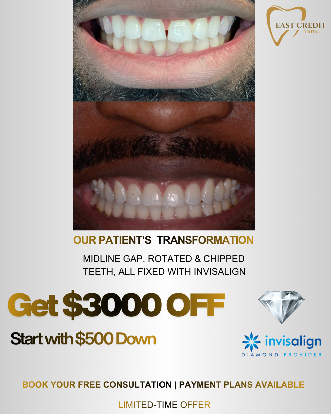East Credit Dental Facebook ad