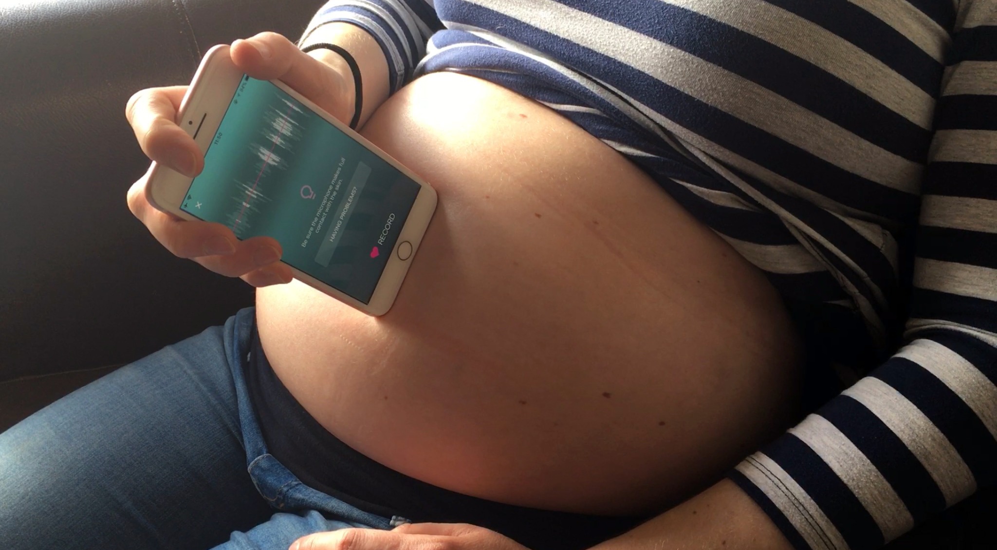 Hear My Baby - Heartbeat Monitor Pregnancy App Facebook ad from Mar 10, 2026