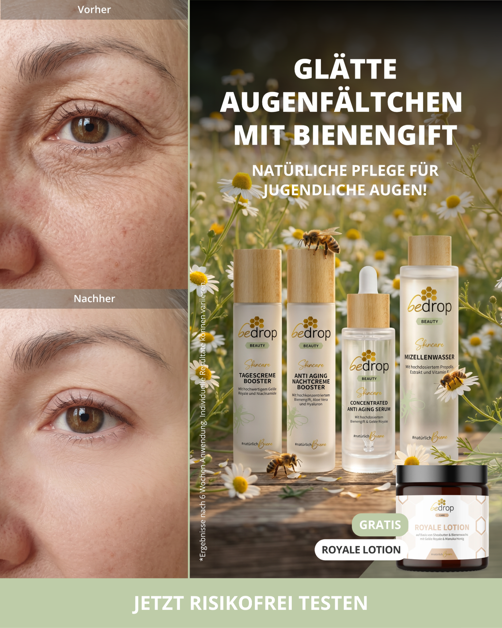 Bedrop #natürlichbiene Facebook ad