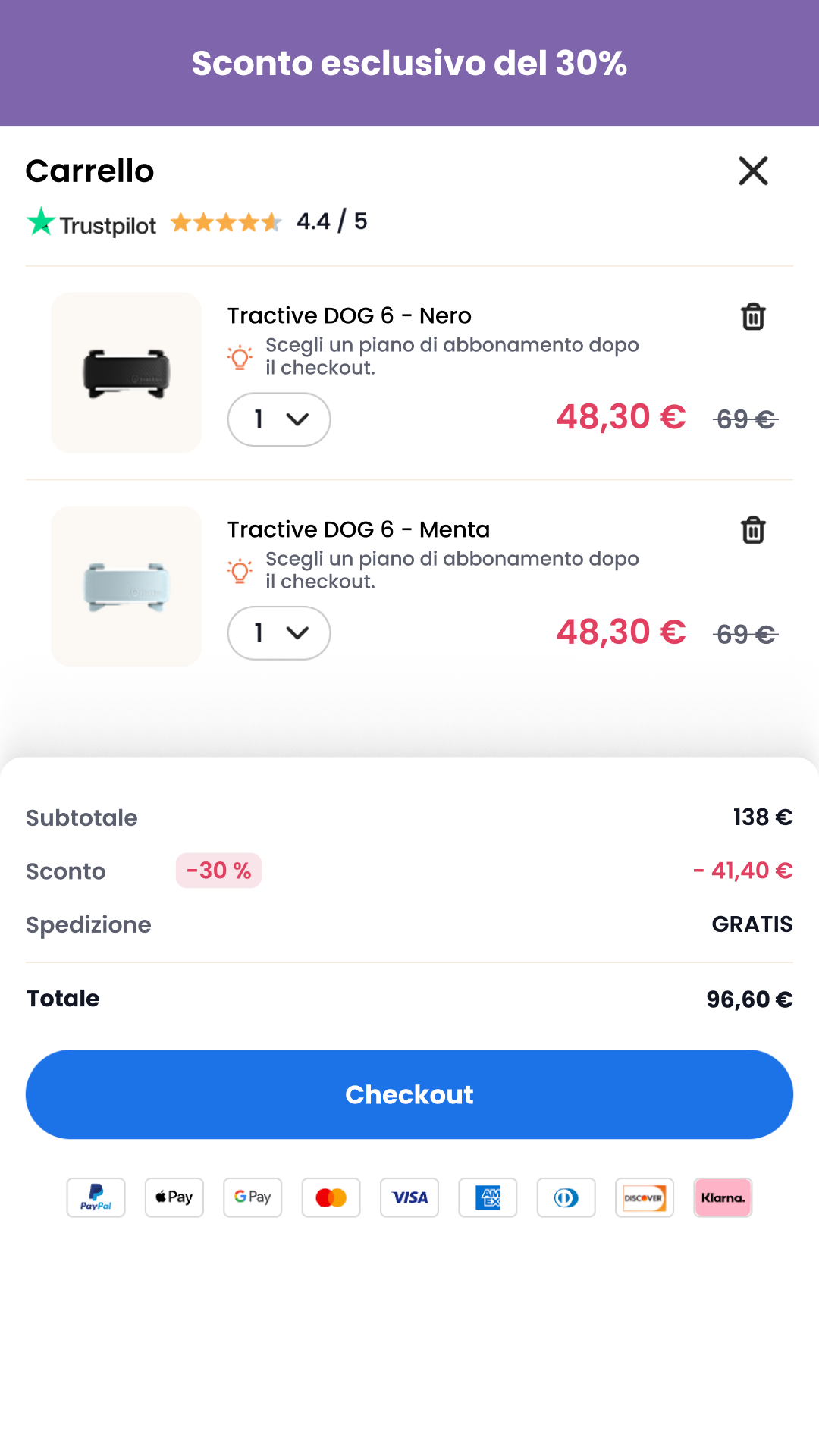 Tractive Facebook ad