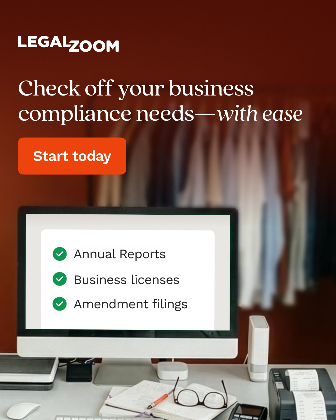 LegalZoom Facebook ad