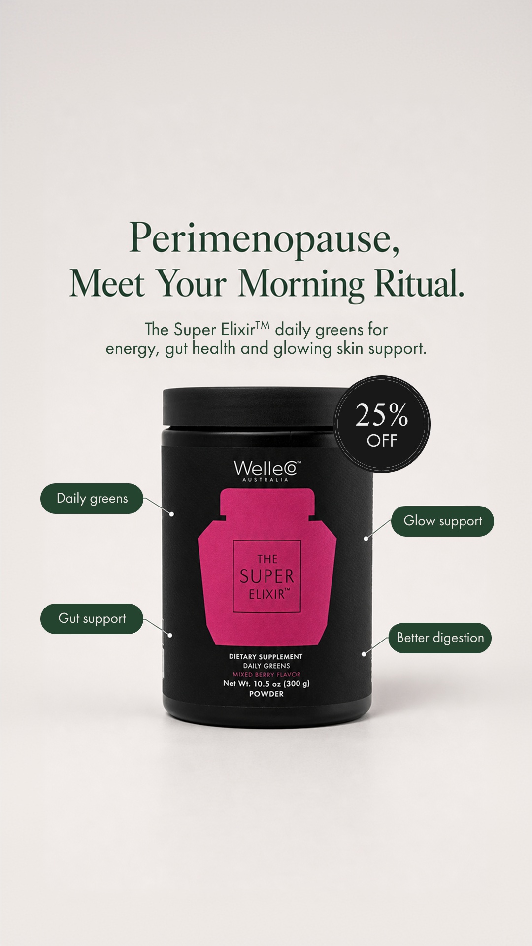 WelleCo Facebook ad