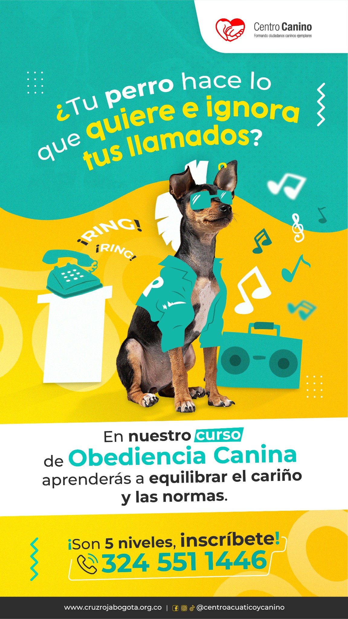 Centro de Entrenamiento Acuático y Canino Cruz Roja Bogotá Facebook ad from Jun 18, 2026