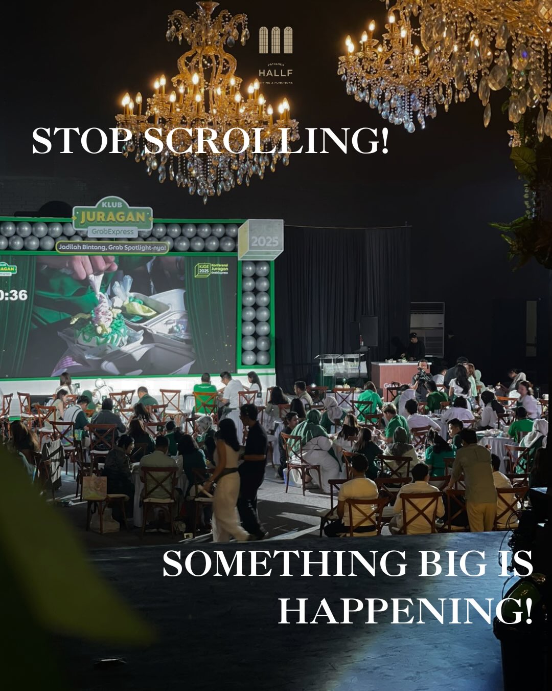Hallf Patiunus Facebook ad: A venue made for moments that deserve more…
